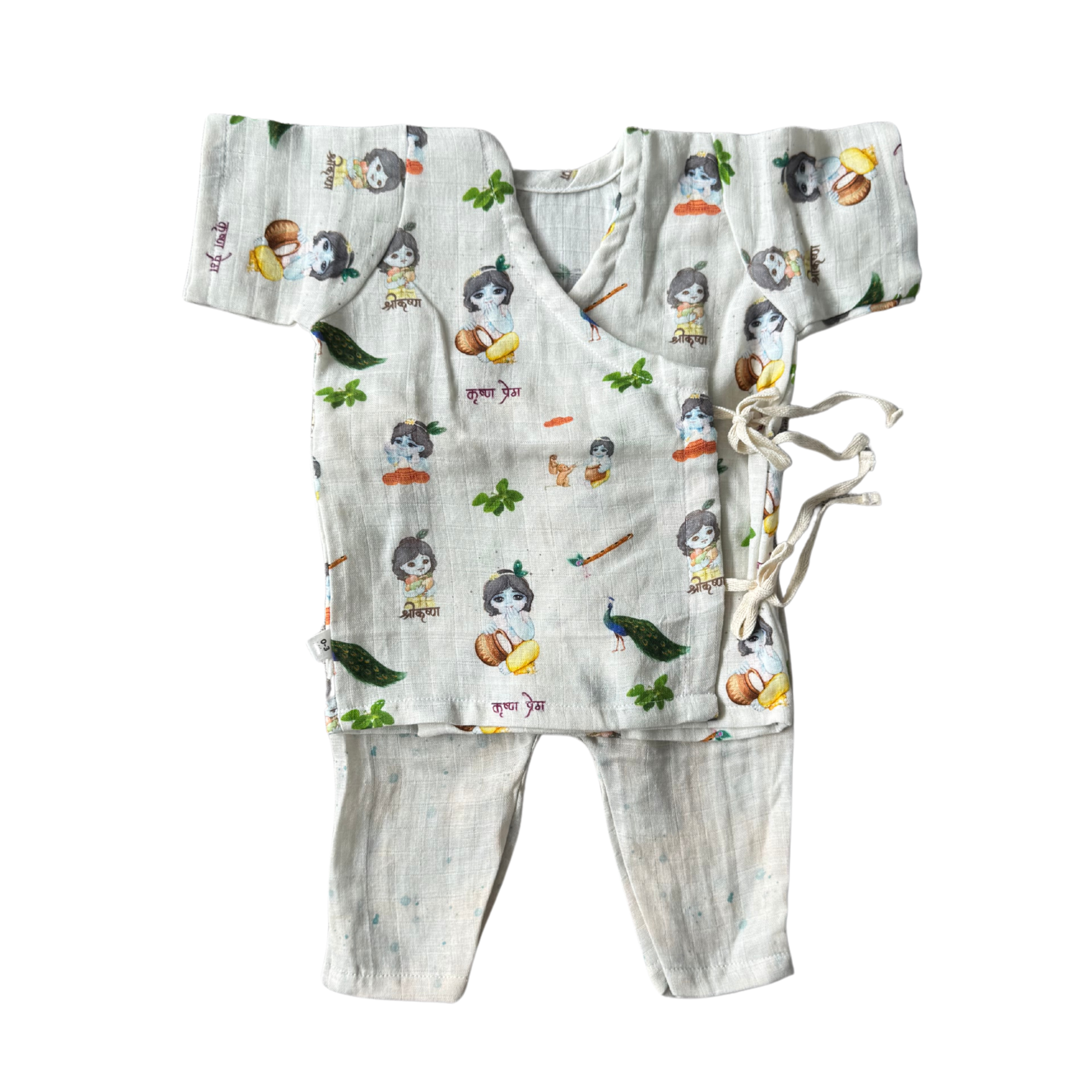 Little Krishna Swaddle & Angarkha Set Combo
