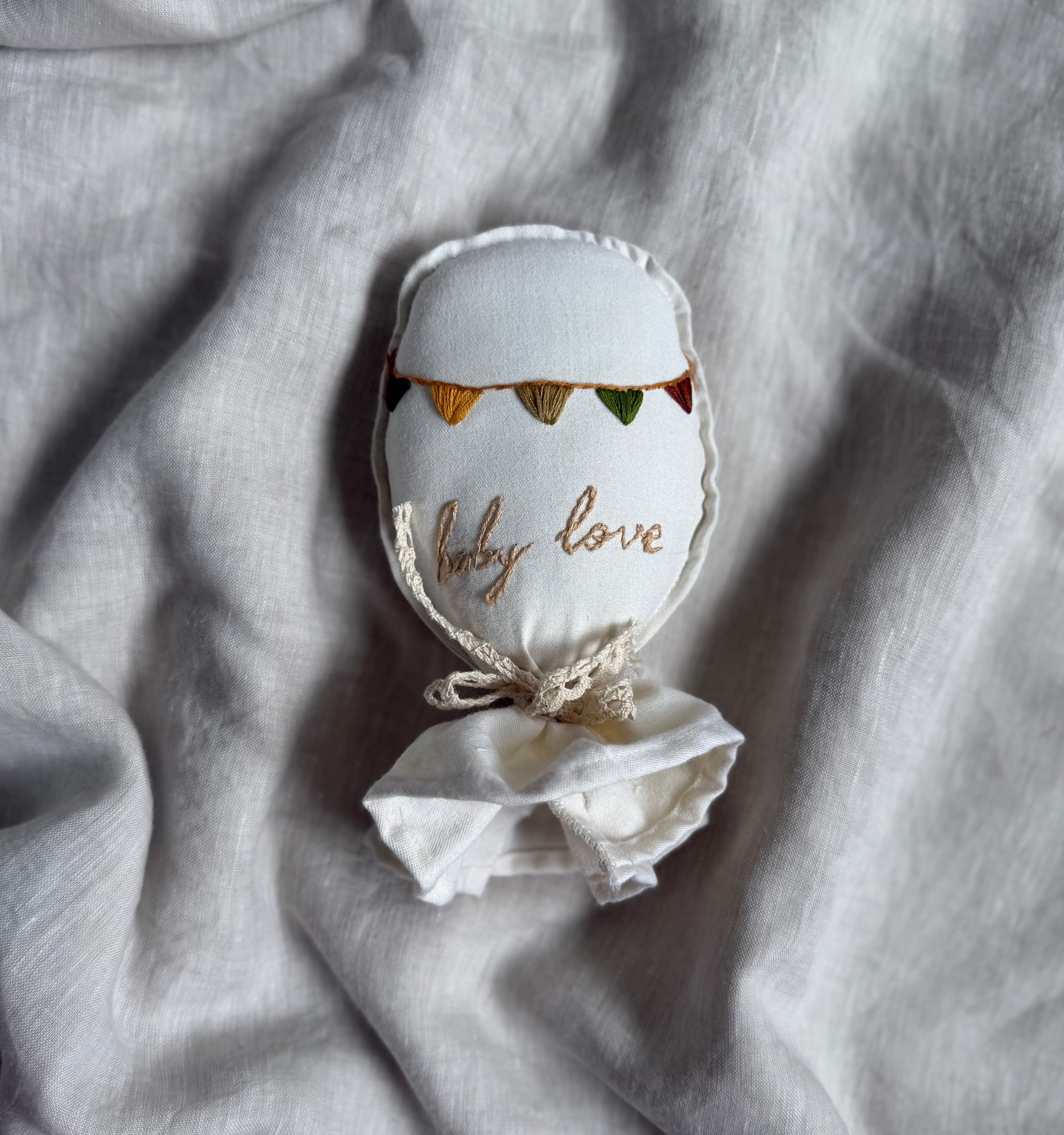 Baby Love Handembroidered Newborn Soft Toy