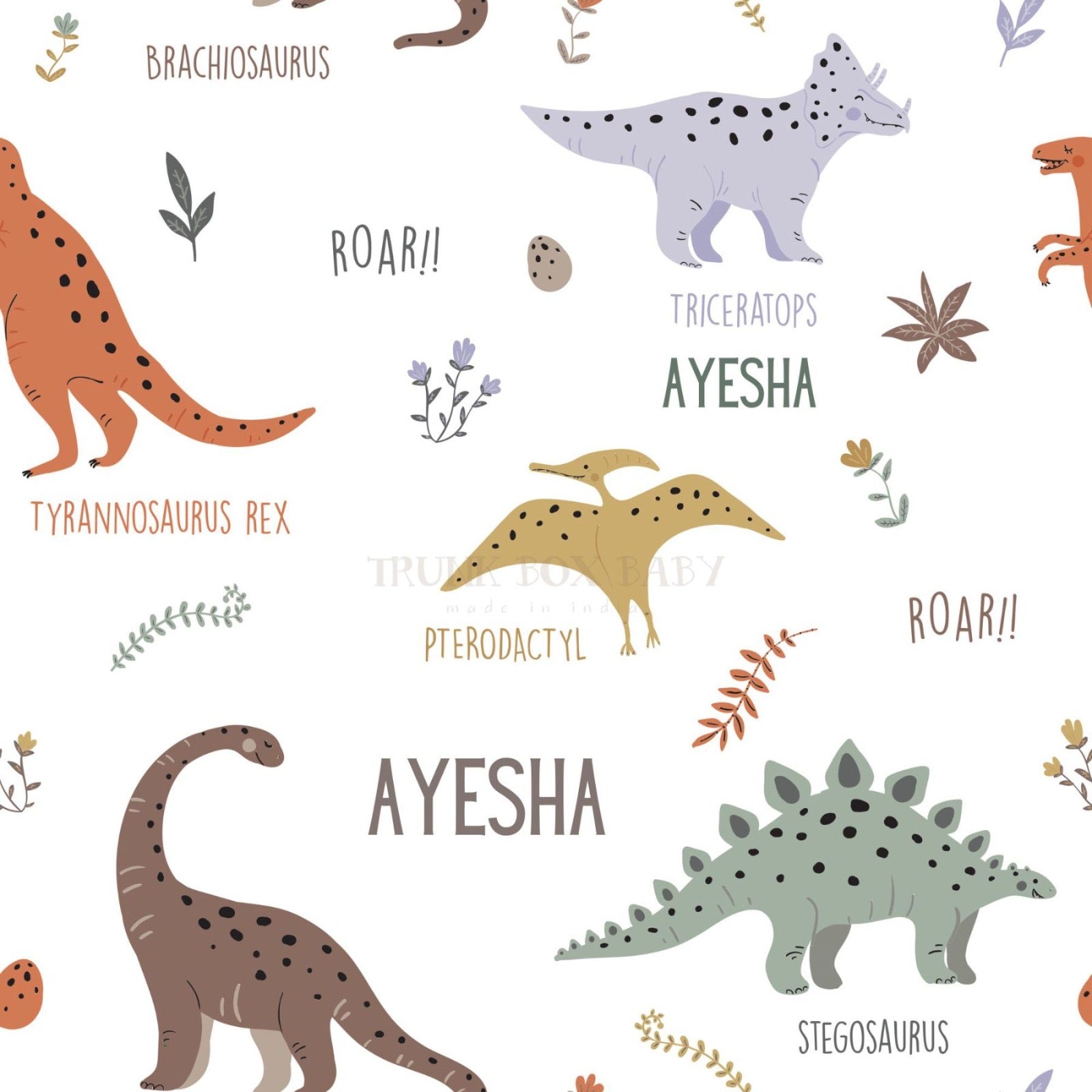 Dinosaur Customised Blanket