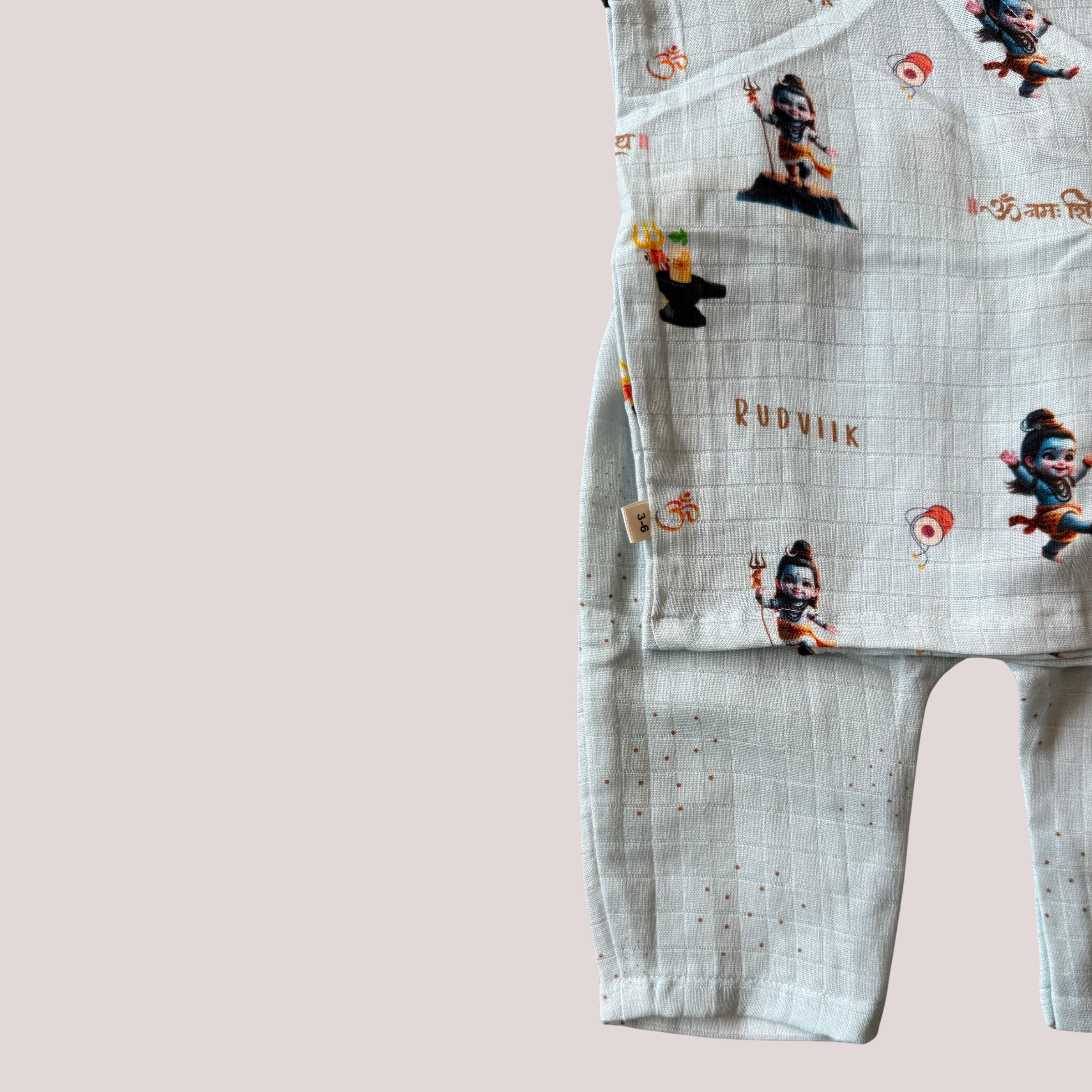 Little Shiva Customised Angarkha Set