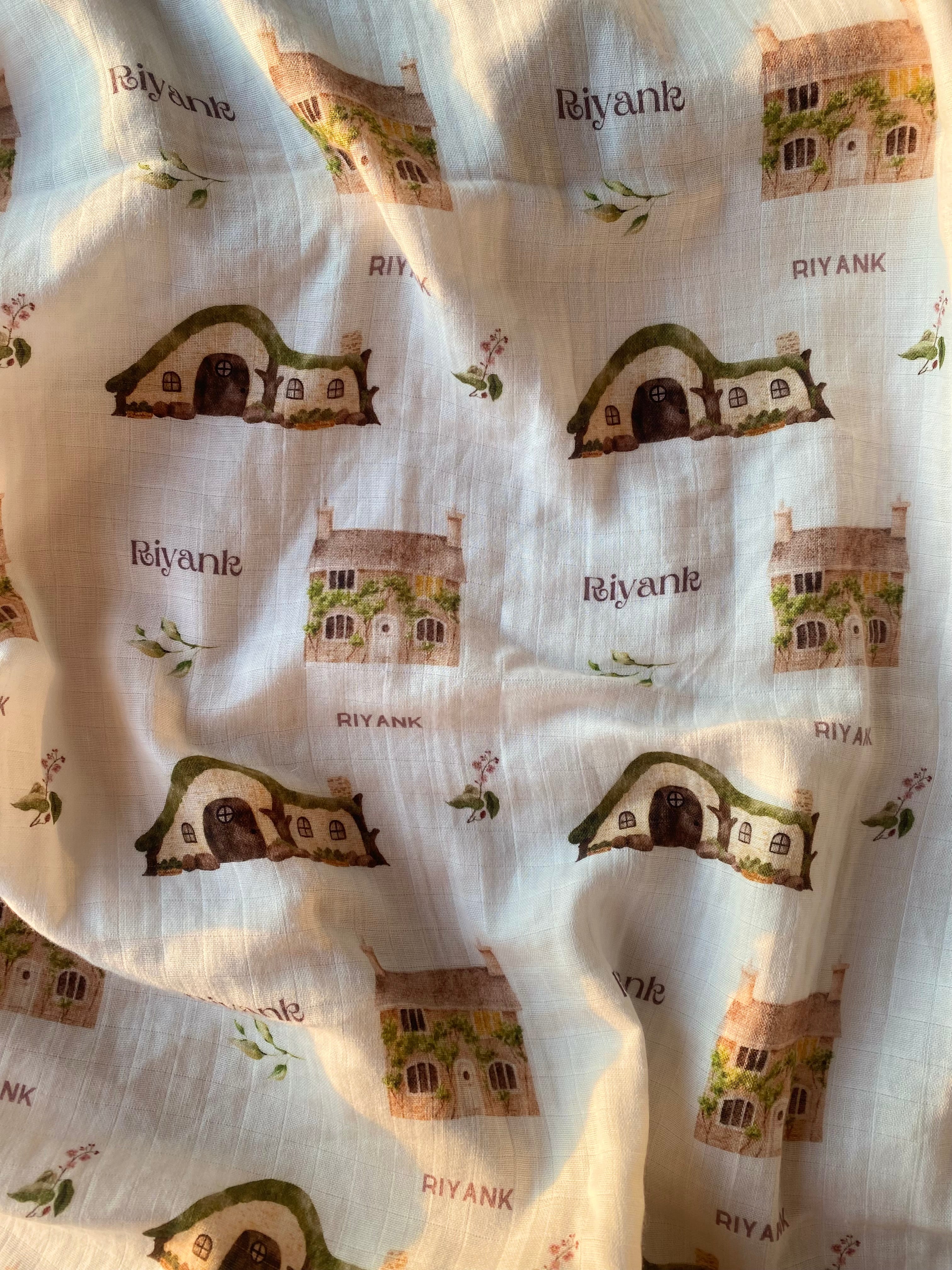 Country Home Customised Swaddle