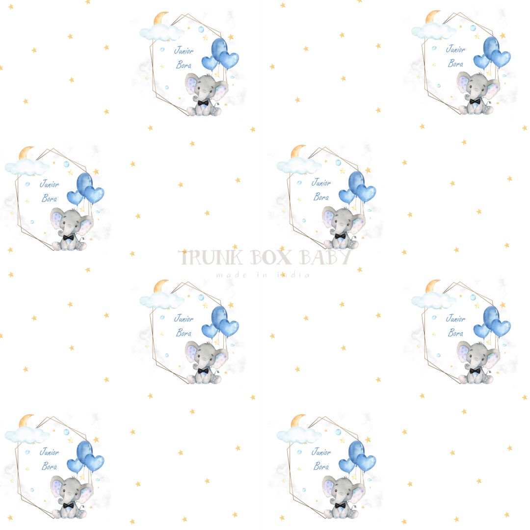 Elephant Frame Customised Swaddle