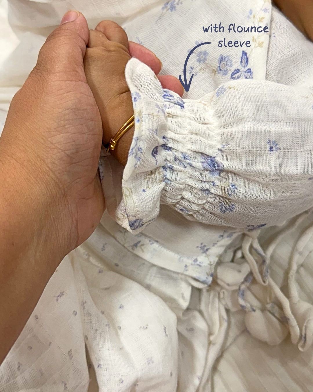 Azure floral lehenga Choli