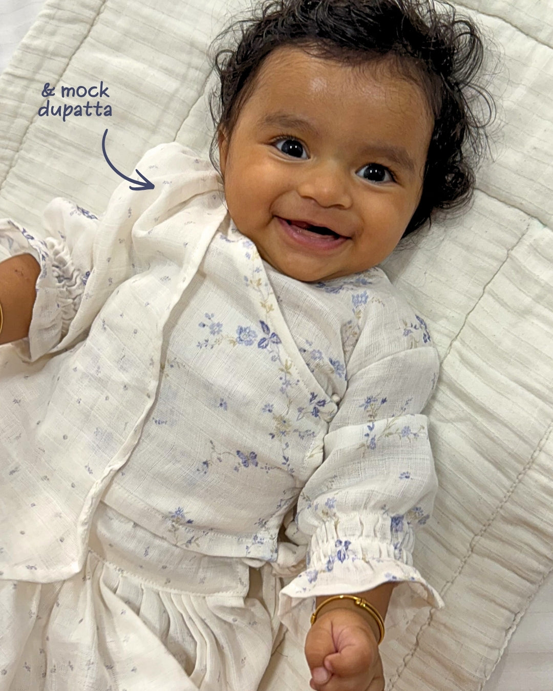 Azure floral lehenga Choli