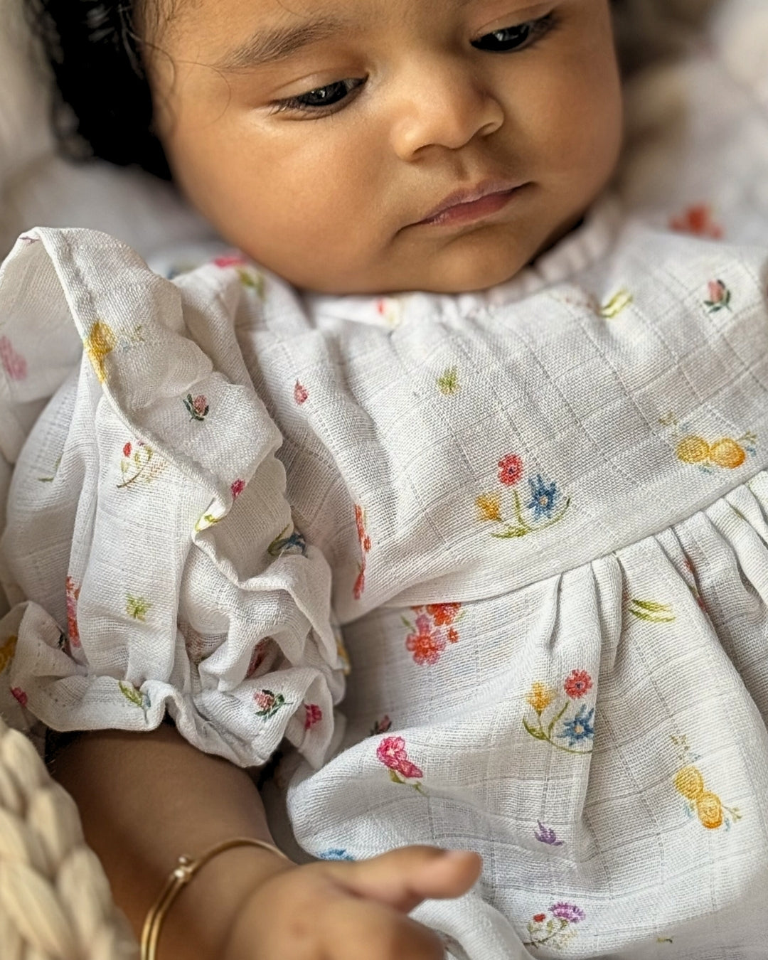 Little Florals Newborn Dress
