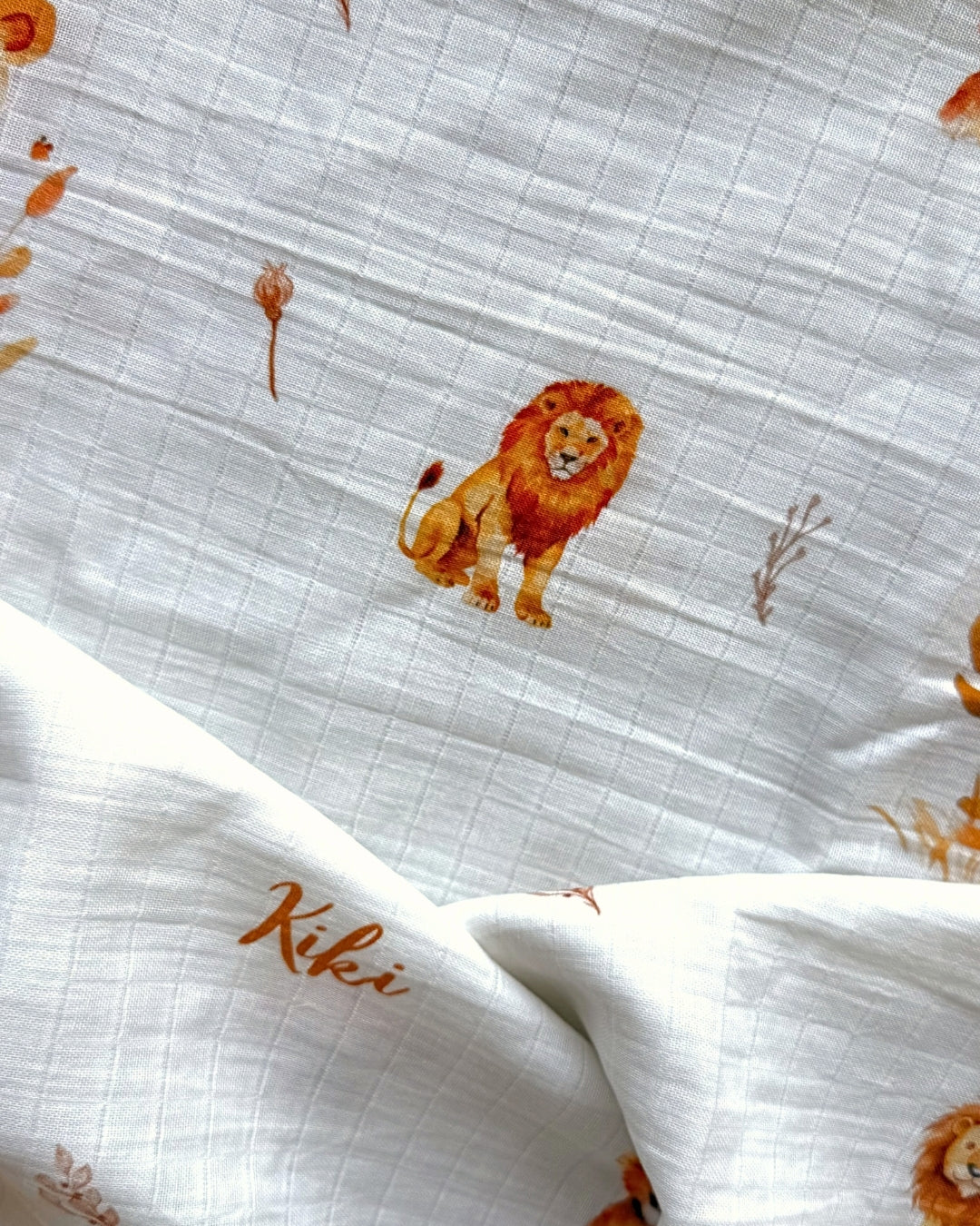 Lion Family Customised Swaddle