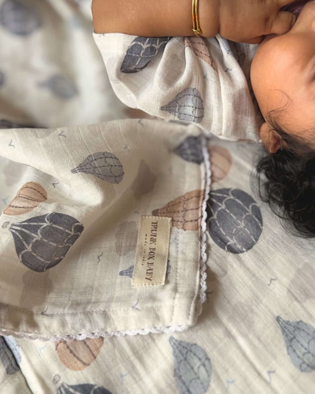 Grey Hot Air Balloon Newborn Combo