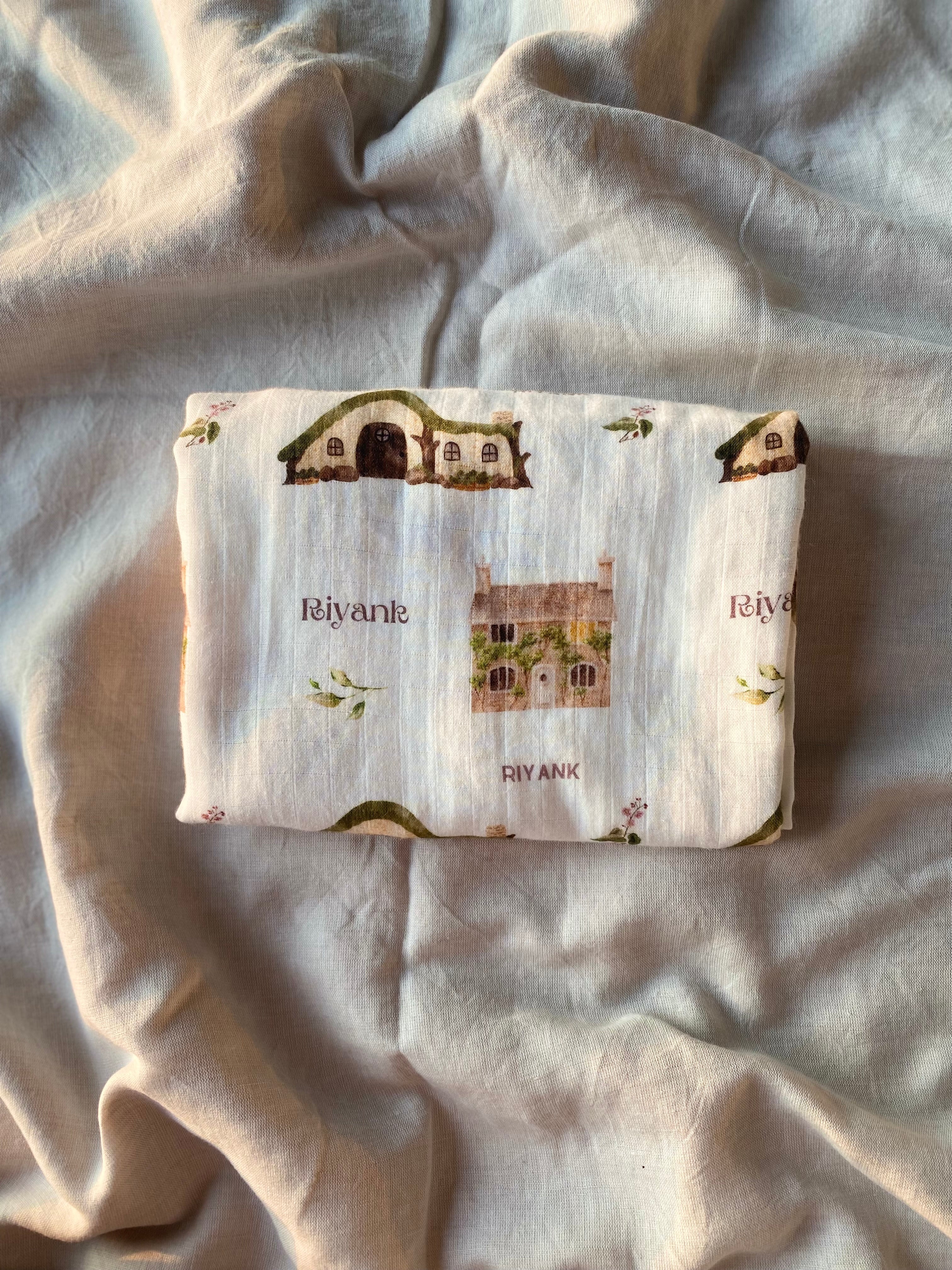 Country Home Customised Swaddle