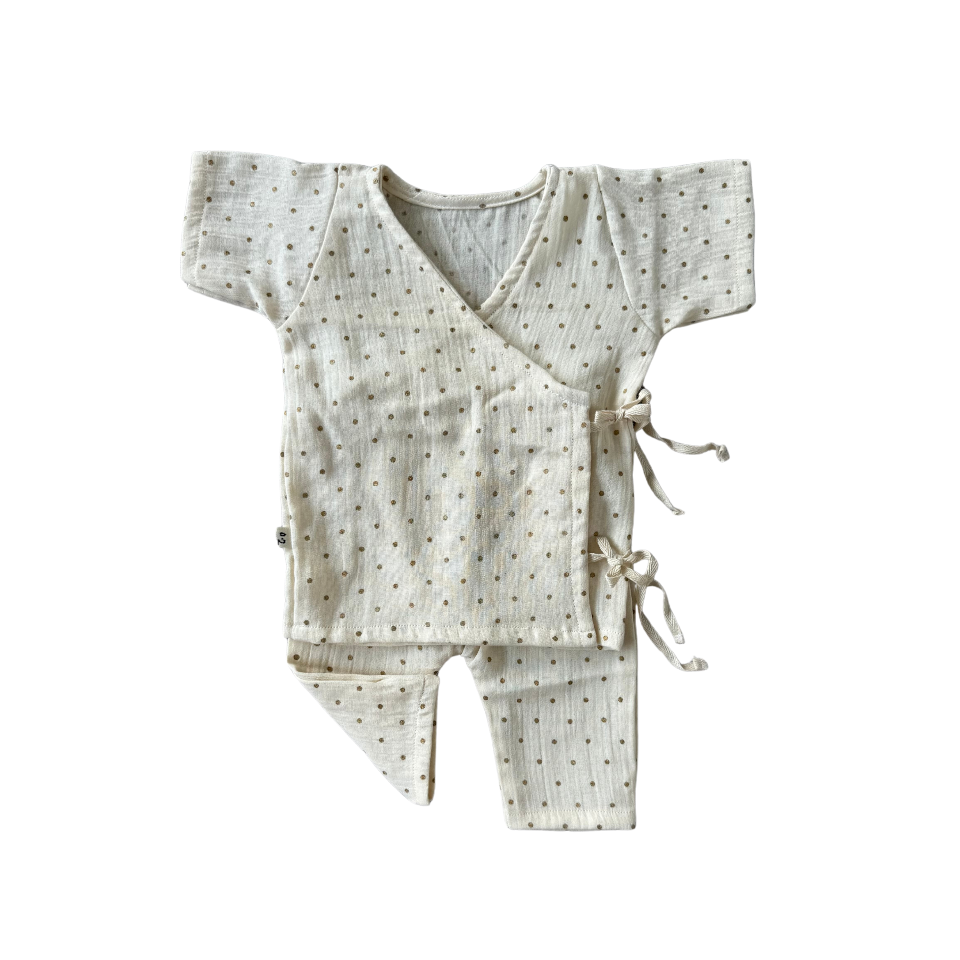 Brown Sprinkle Angrakha Set