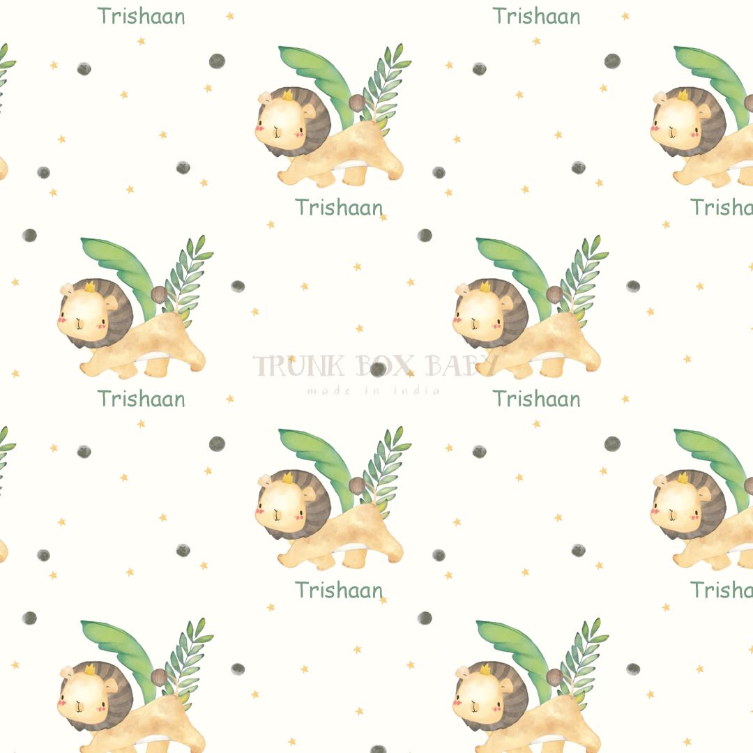 Tiny Lion Customised Swaddle