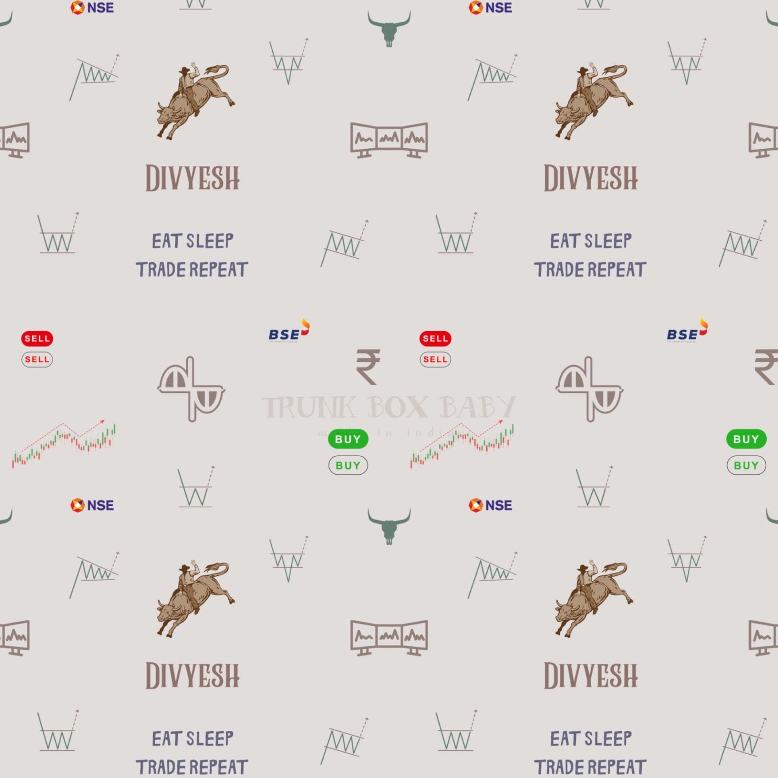 Stock Market Customised Blanket