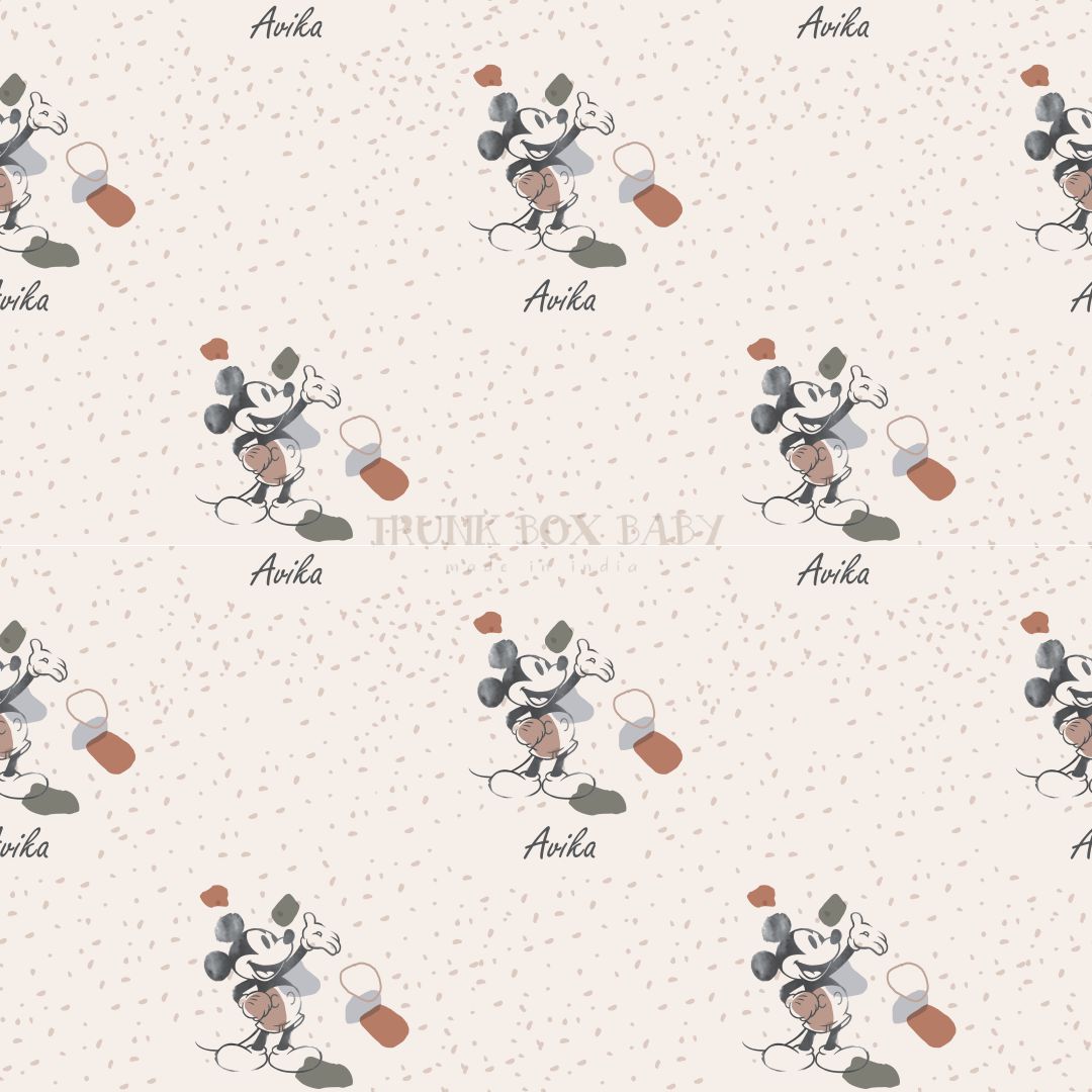Happy Mickey Customised Swaddle
