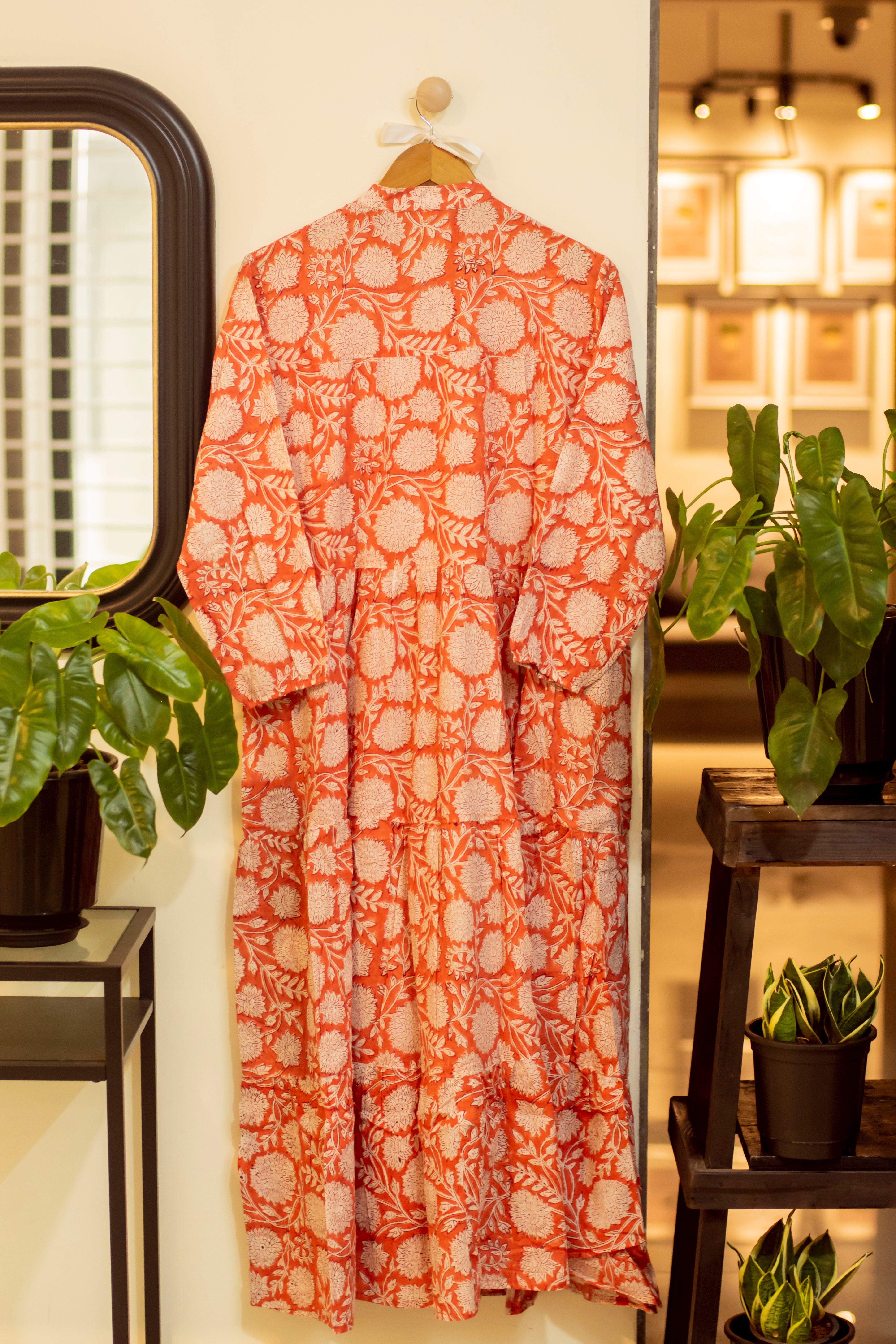 Saffron Mulmul Dress