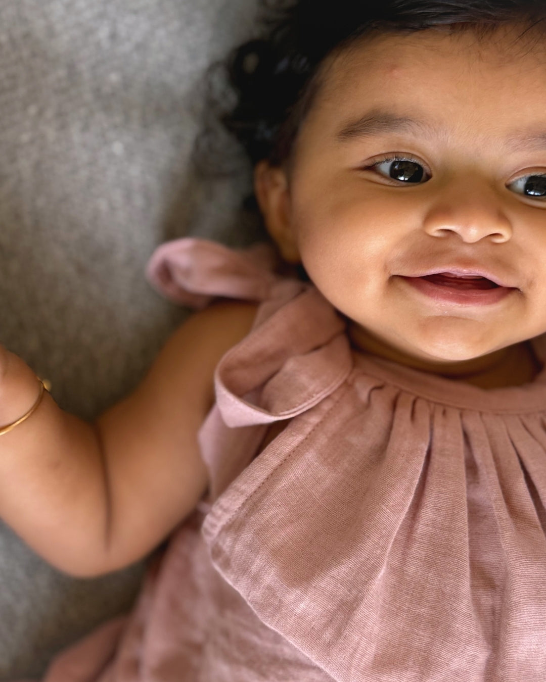 Turkish Rose Halter Neck Newborn Dress