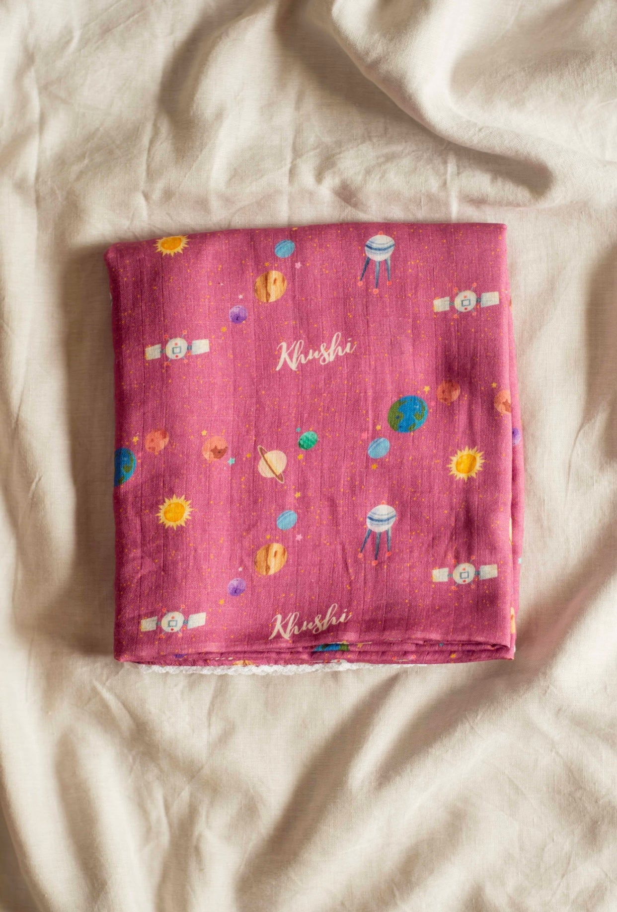 Planets Customised Swaddle