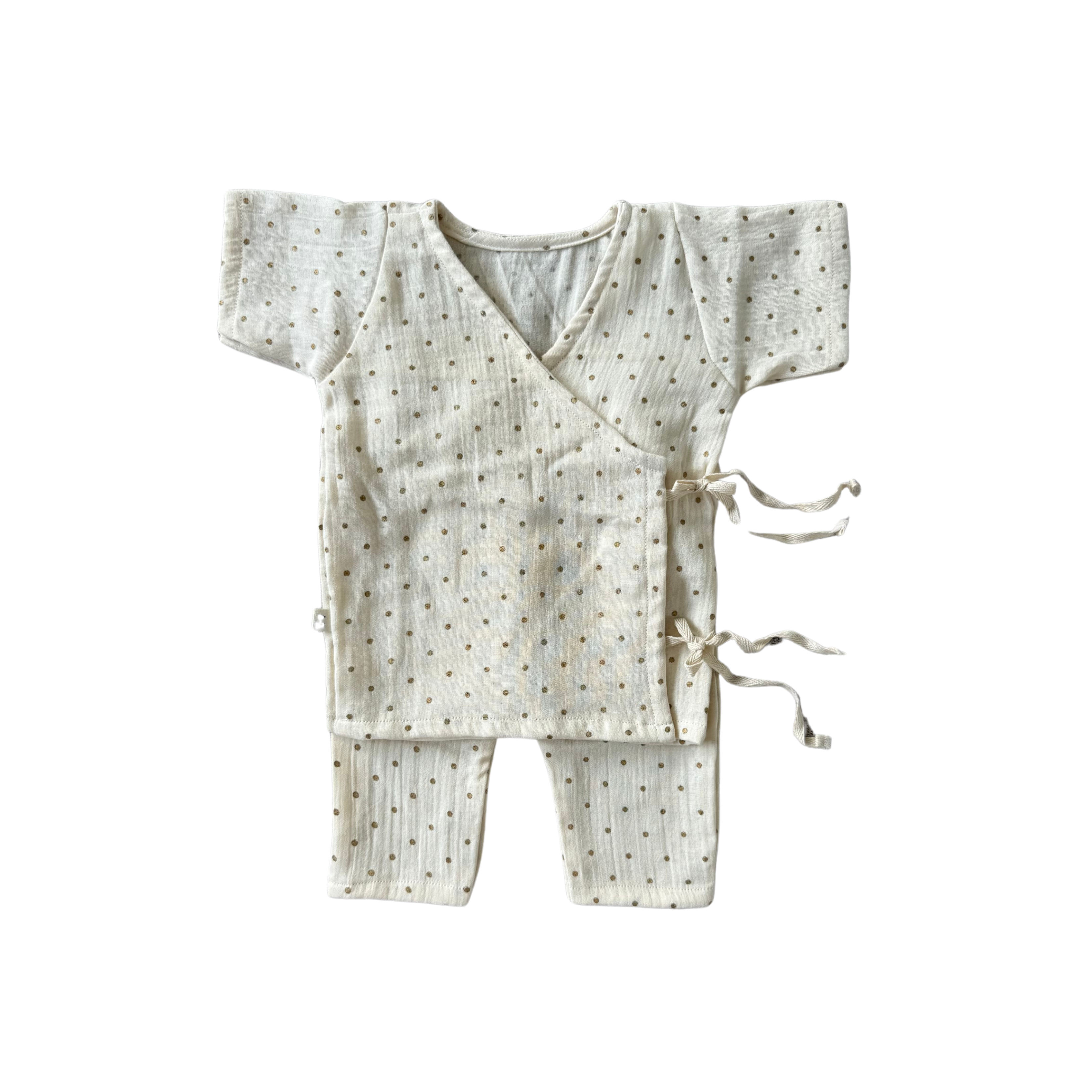 Brown Sprinkle Angrakha Set