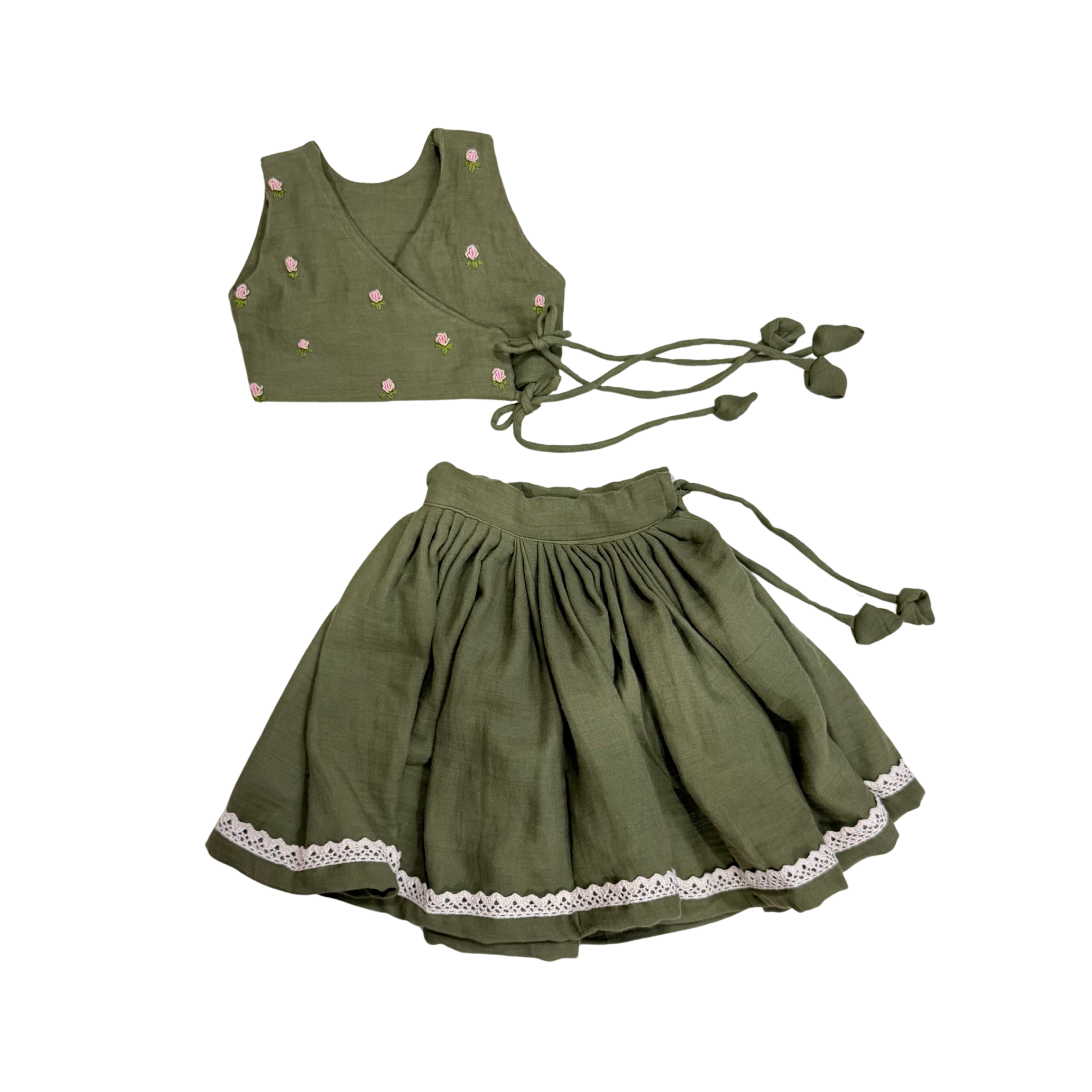 Hand Embroidered Lehenga Choli