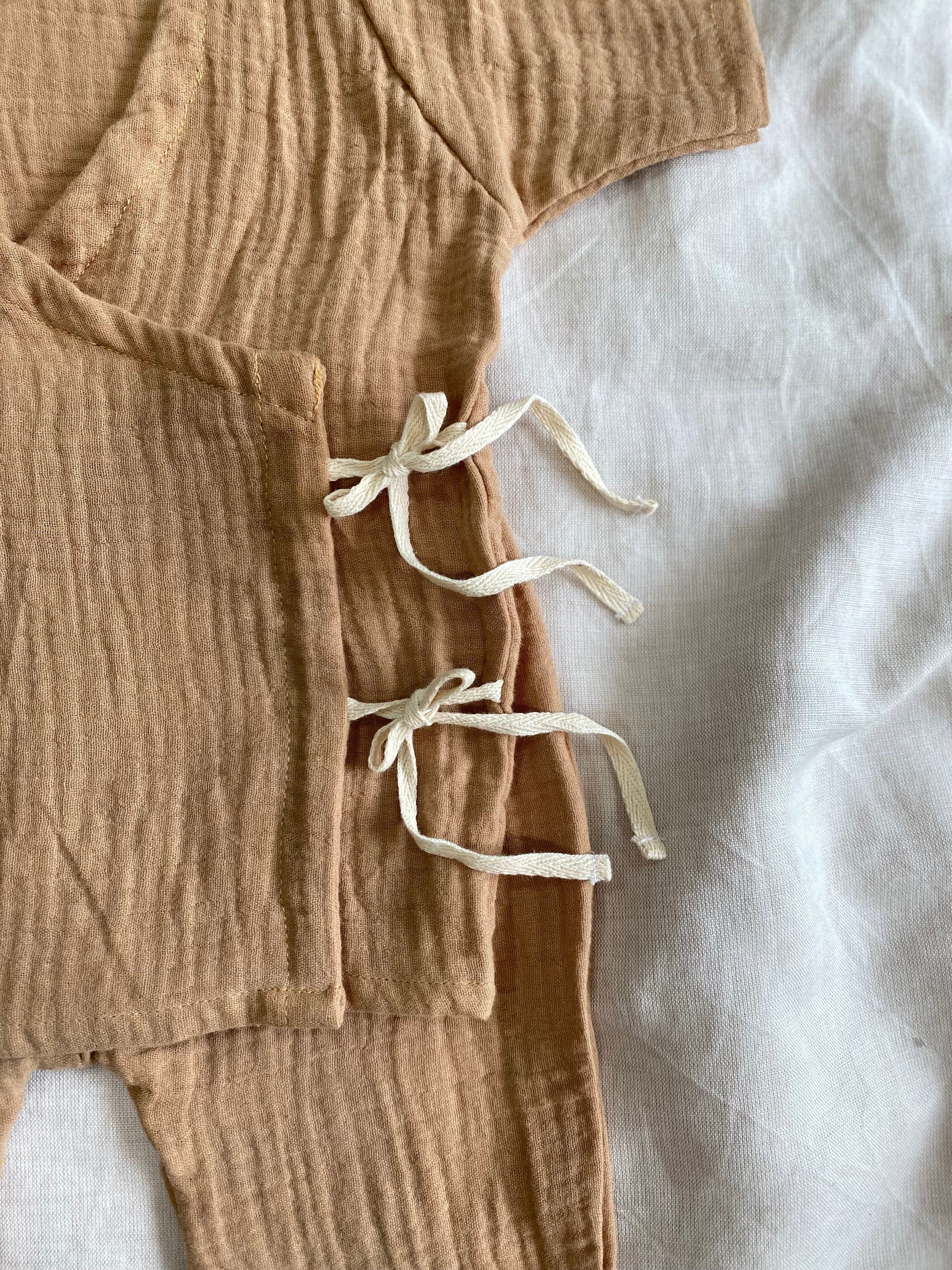 Light Brown Angarkha Set