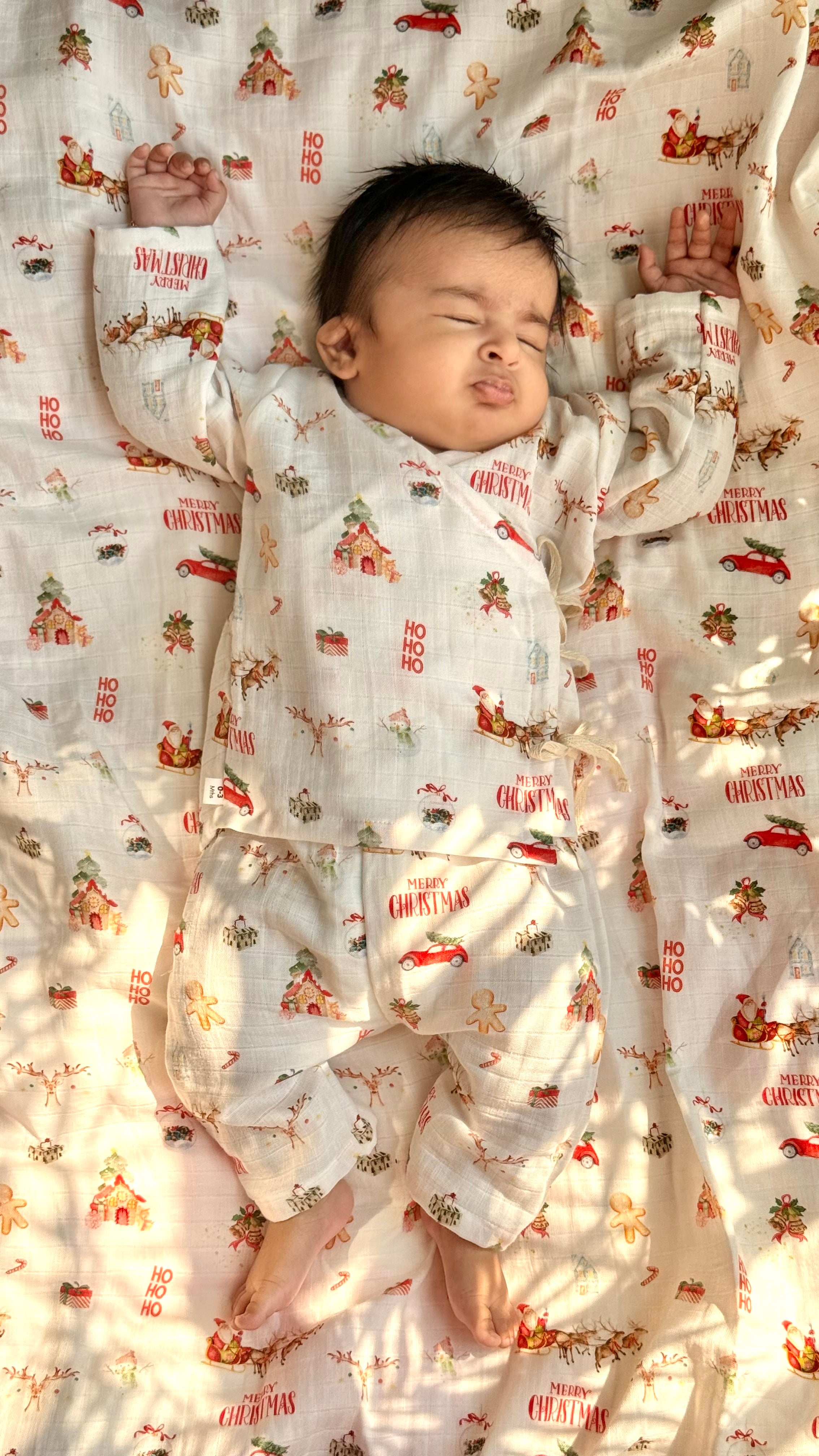 Christmas Swaddle and Angarkha Set