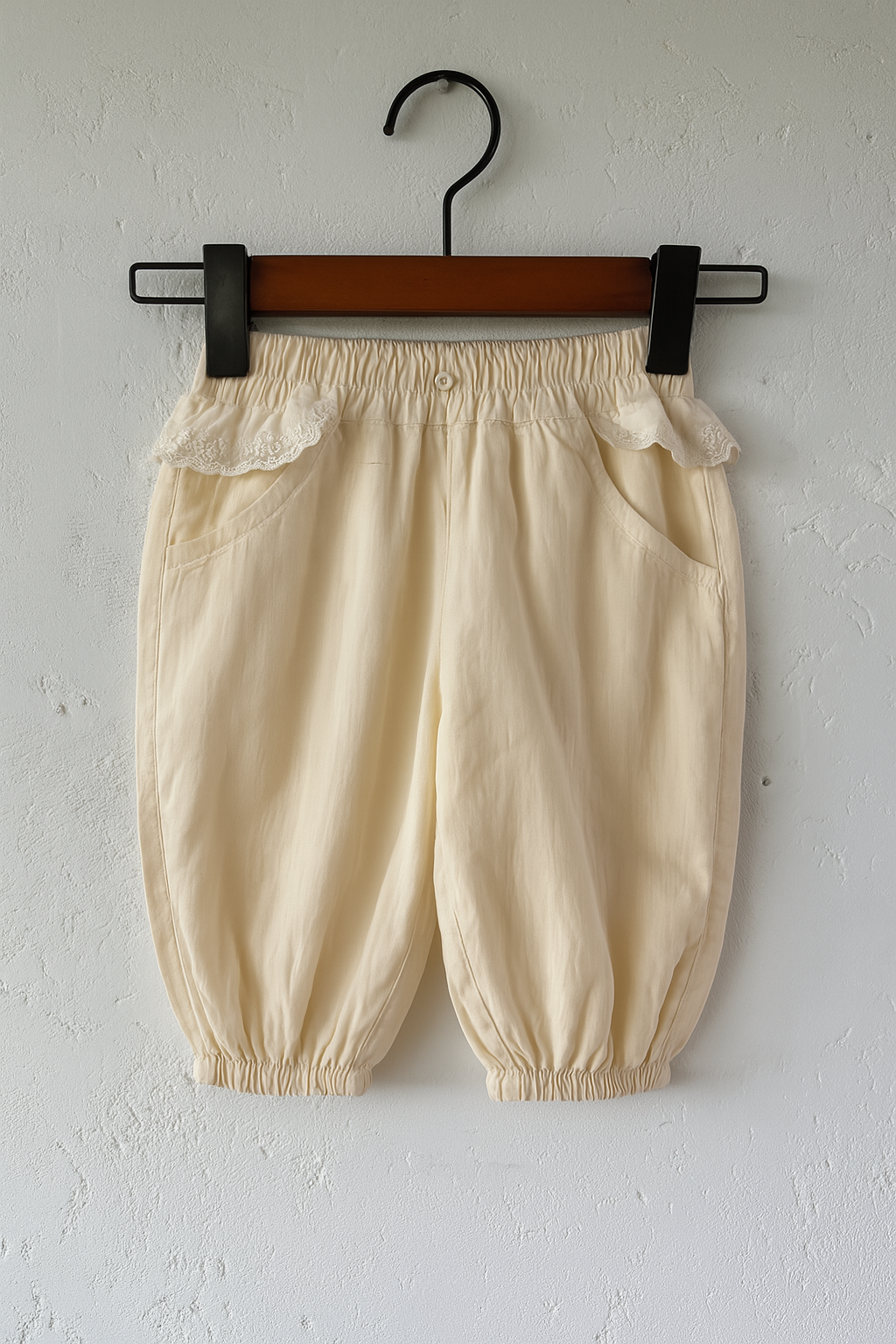 Beige Lightweight Linen Pants