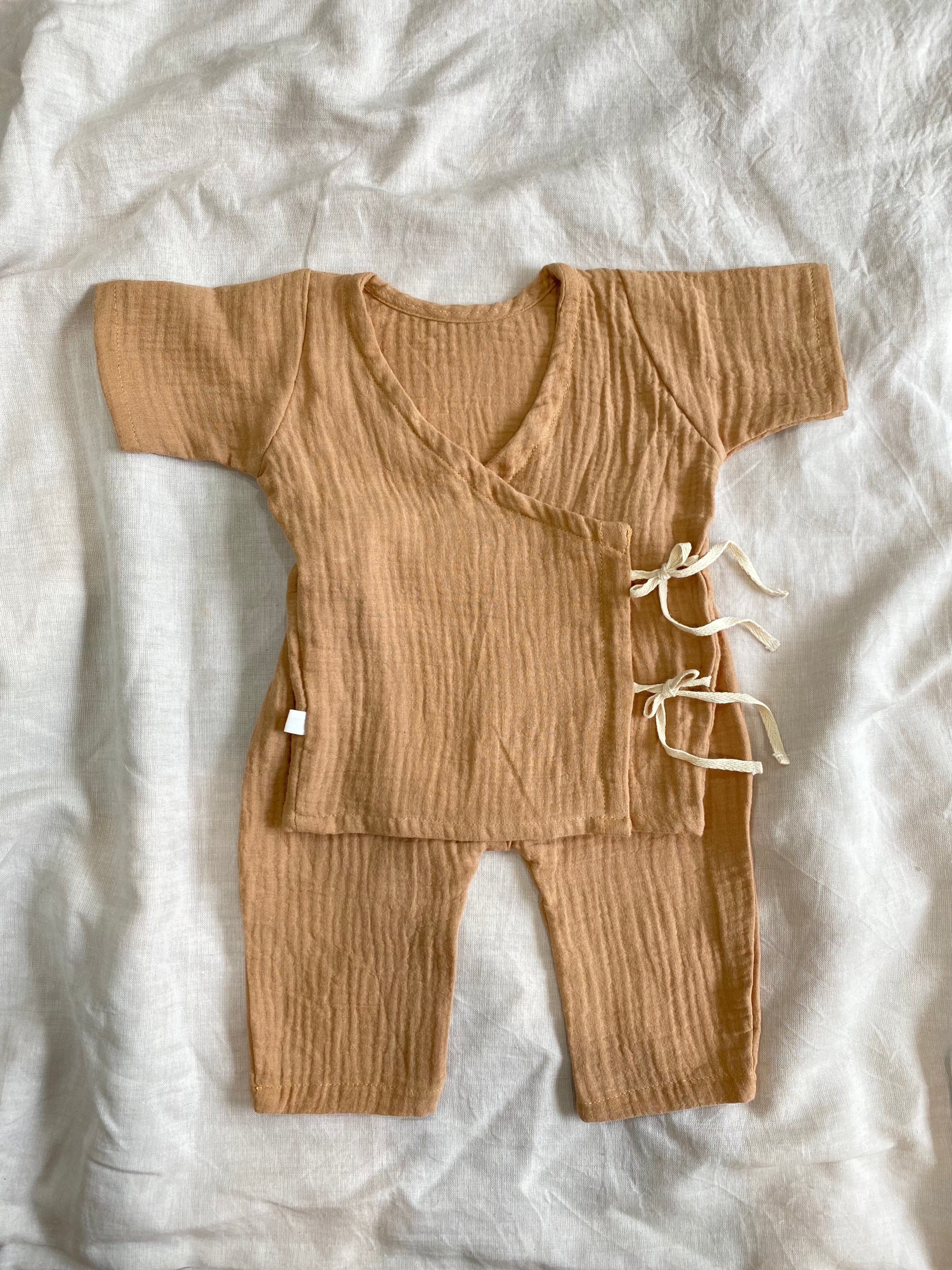 Light Brown Angarkha Set