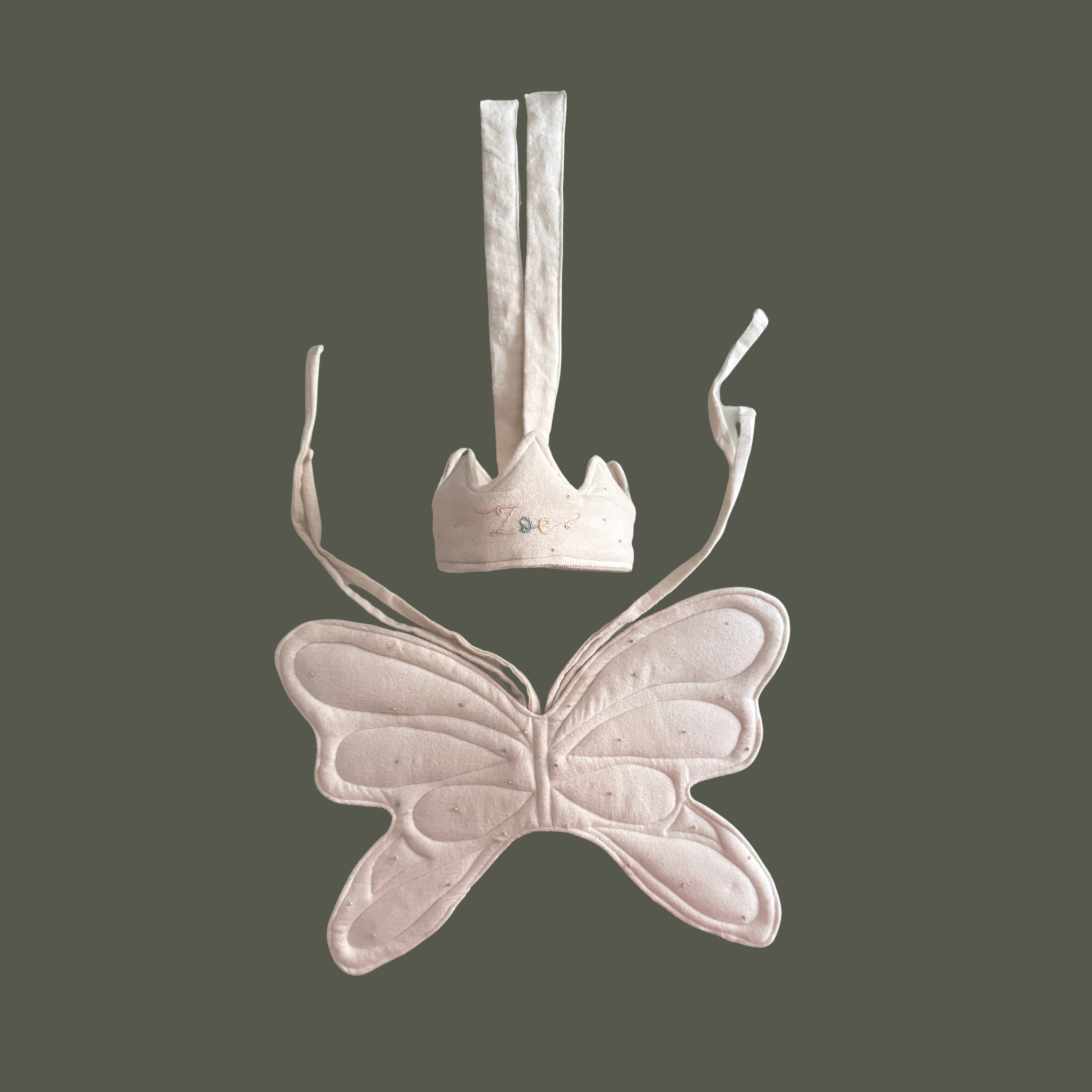 Subtle Custom Crown and Fairy Wings Combo