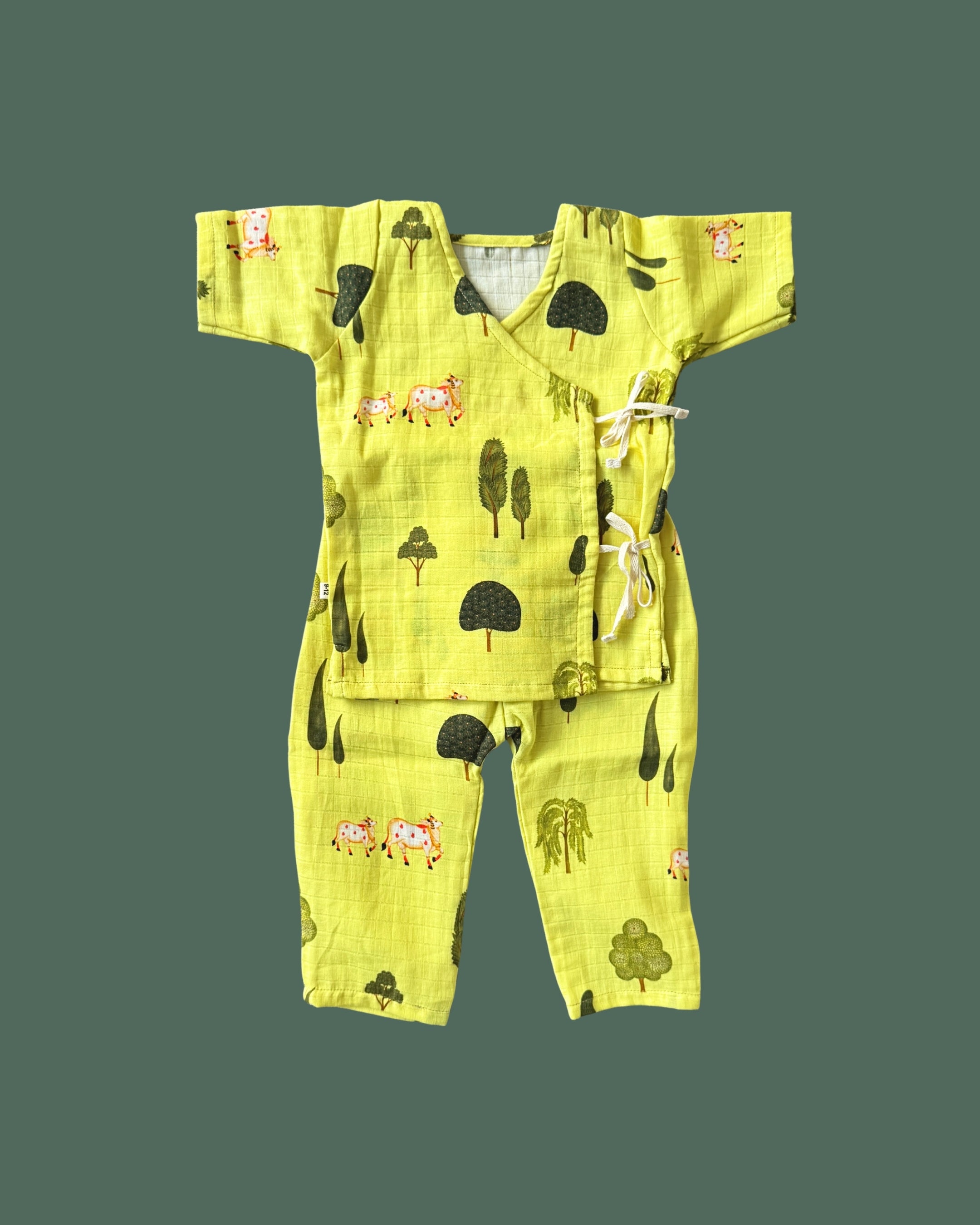 Yellow Pichwai Angarkha Set