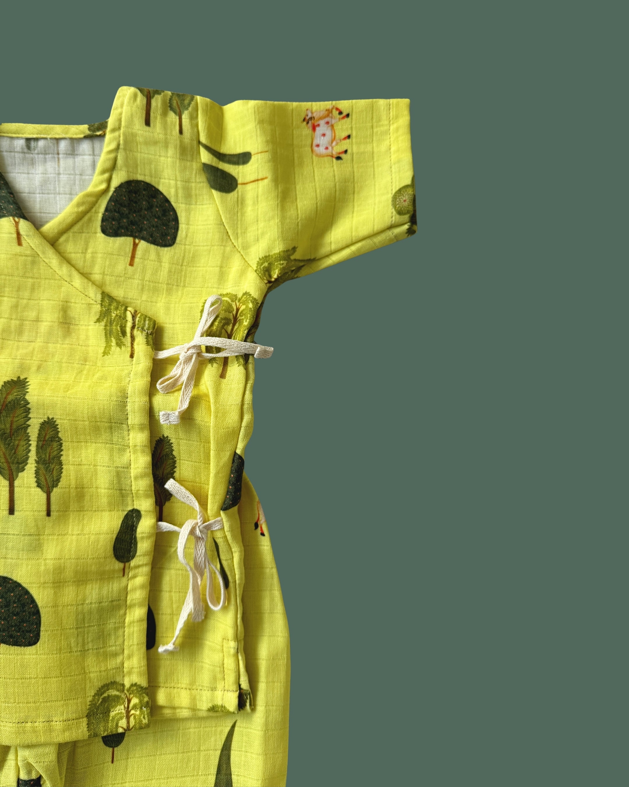 Yellow Pichwai Angarkha Set