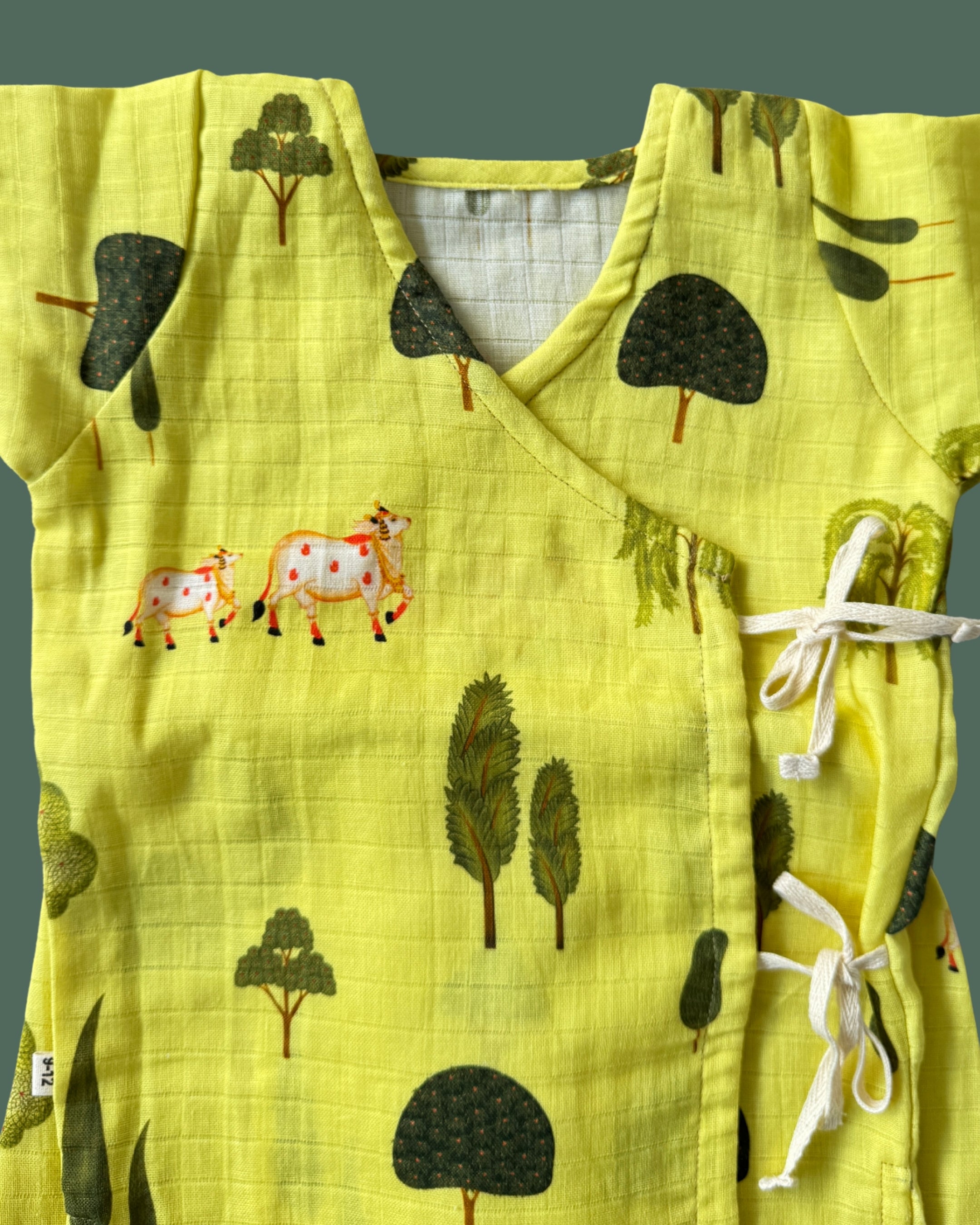 Yellow Pichwai Angarkha Set