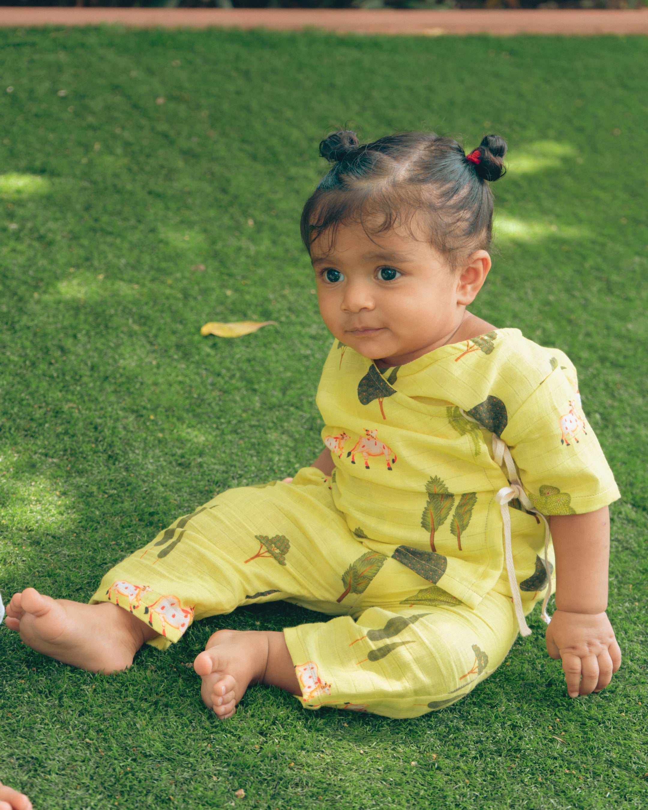Yellow Pichwai Angarkha Set