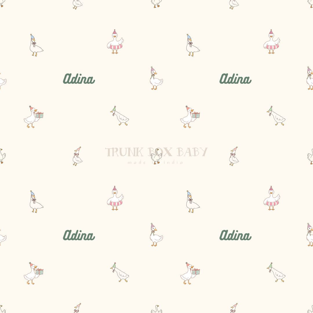 Tiny Duck Customised Swaddle