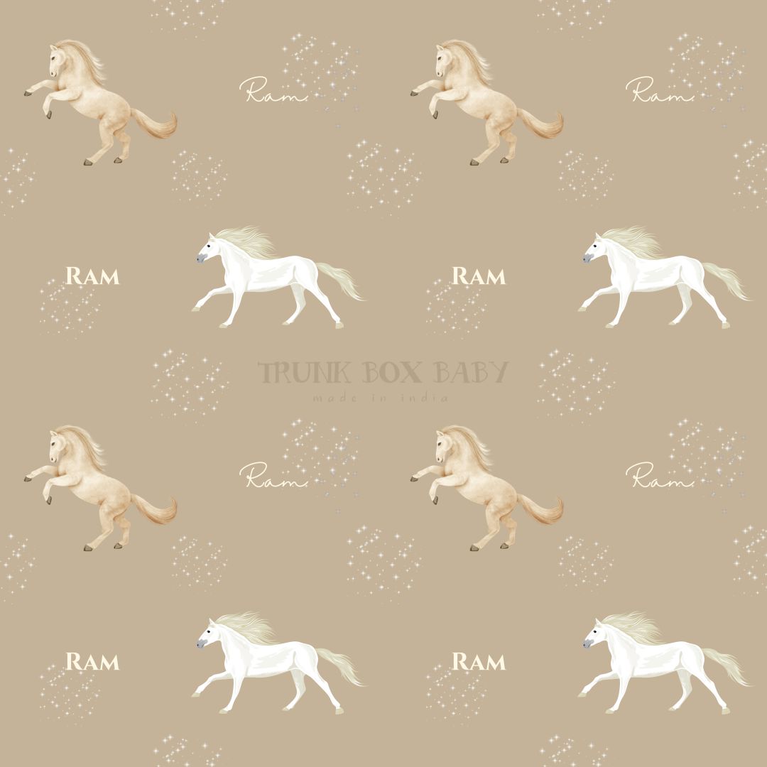 Running Horse Customised Swaddle