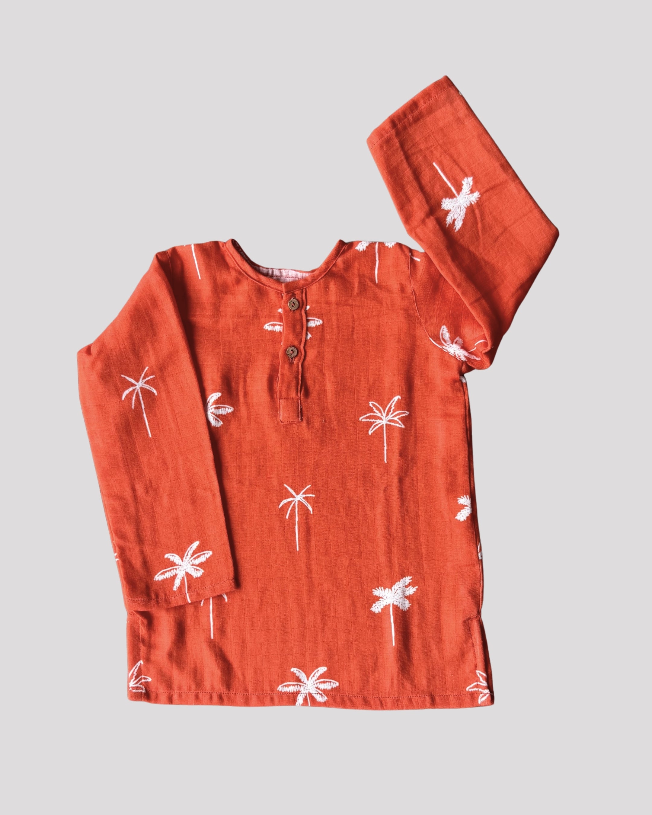 Sunset Palm Paradise Kurta