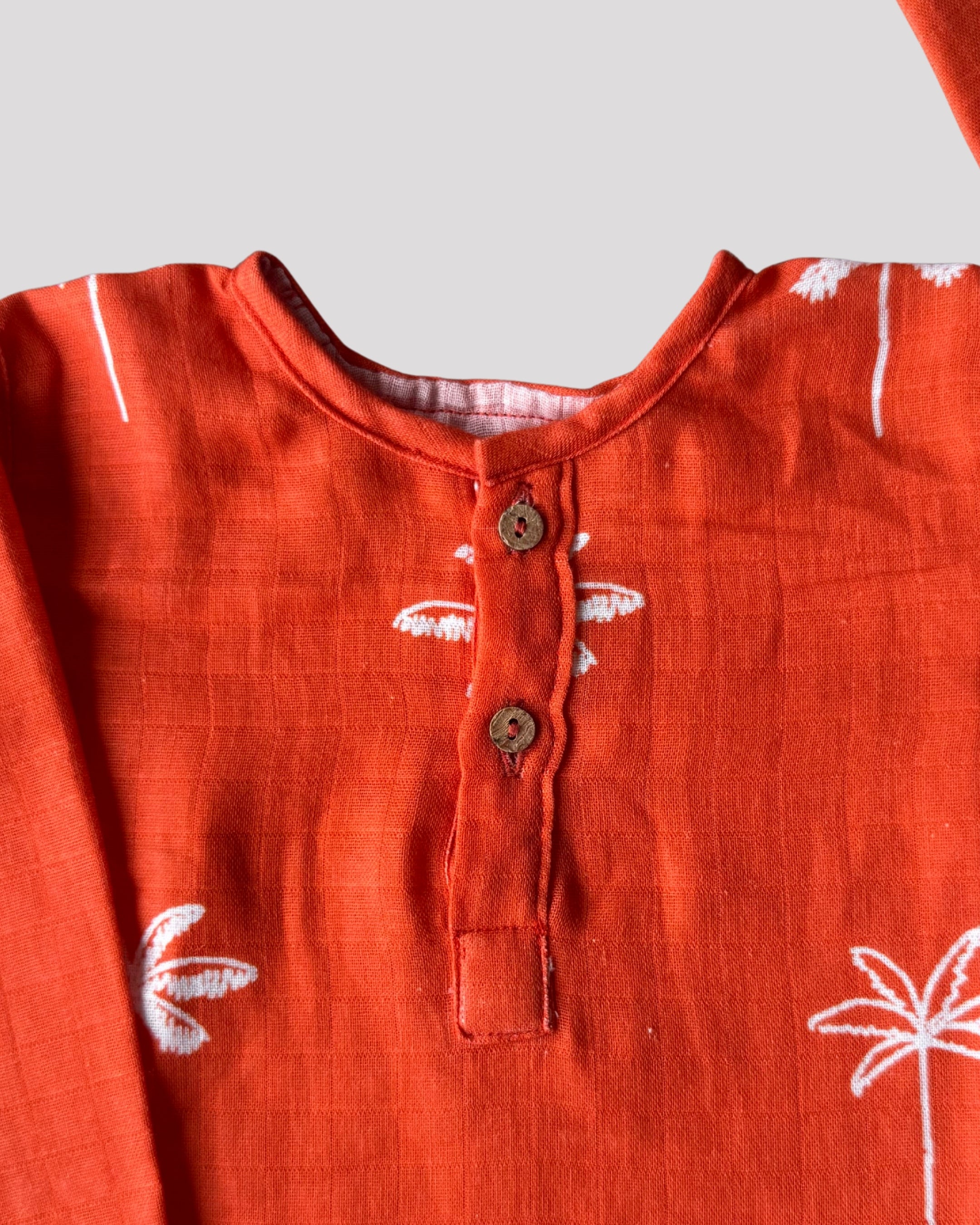 Sunset Palm Paradise Kurta