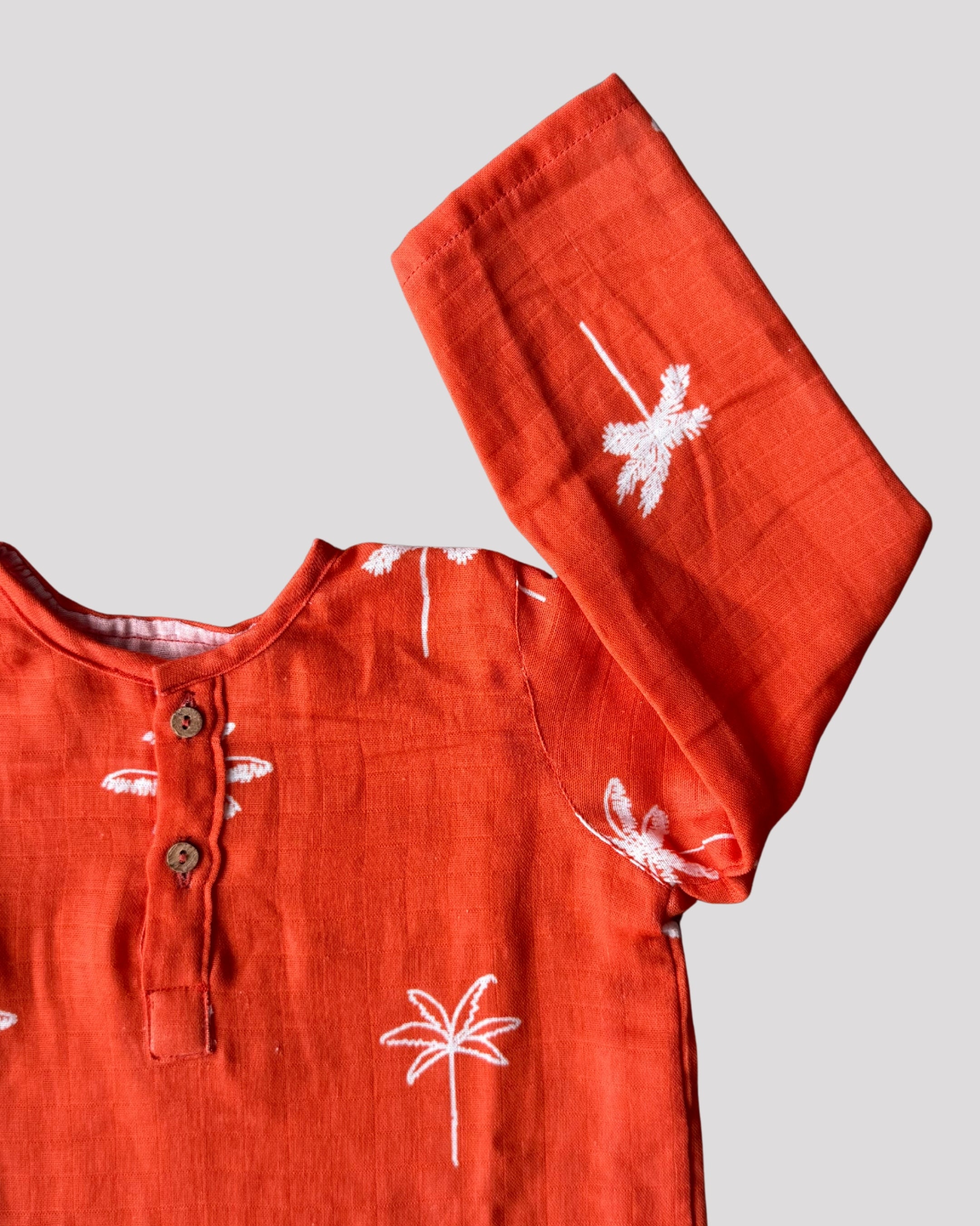 Sunset Palm Paradise Kurta