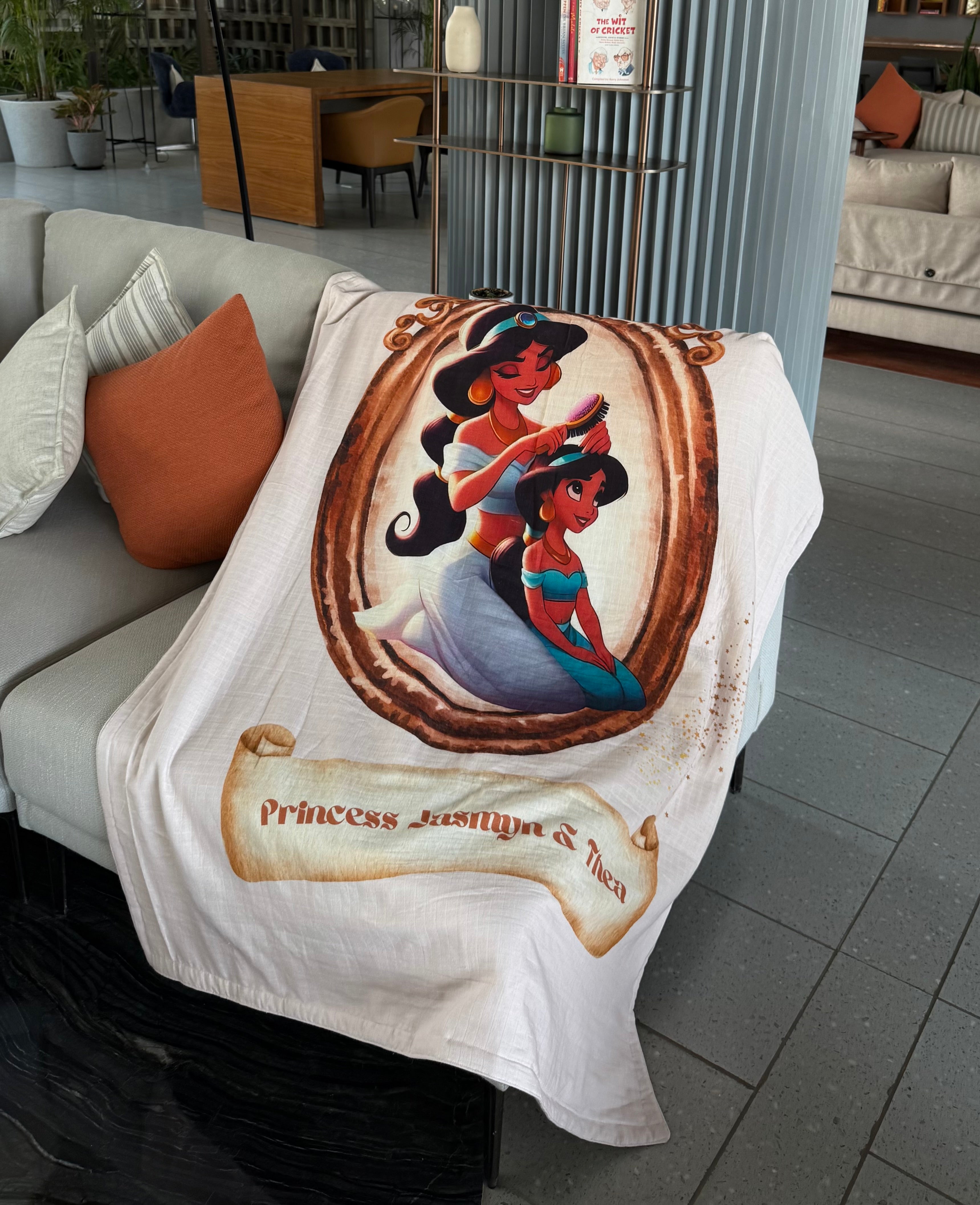 Princess Jasmine Customised Blanket