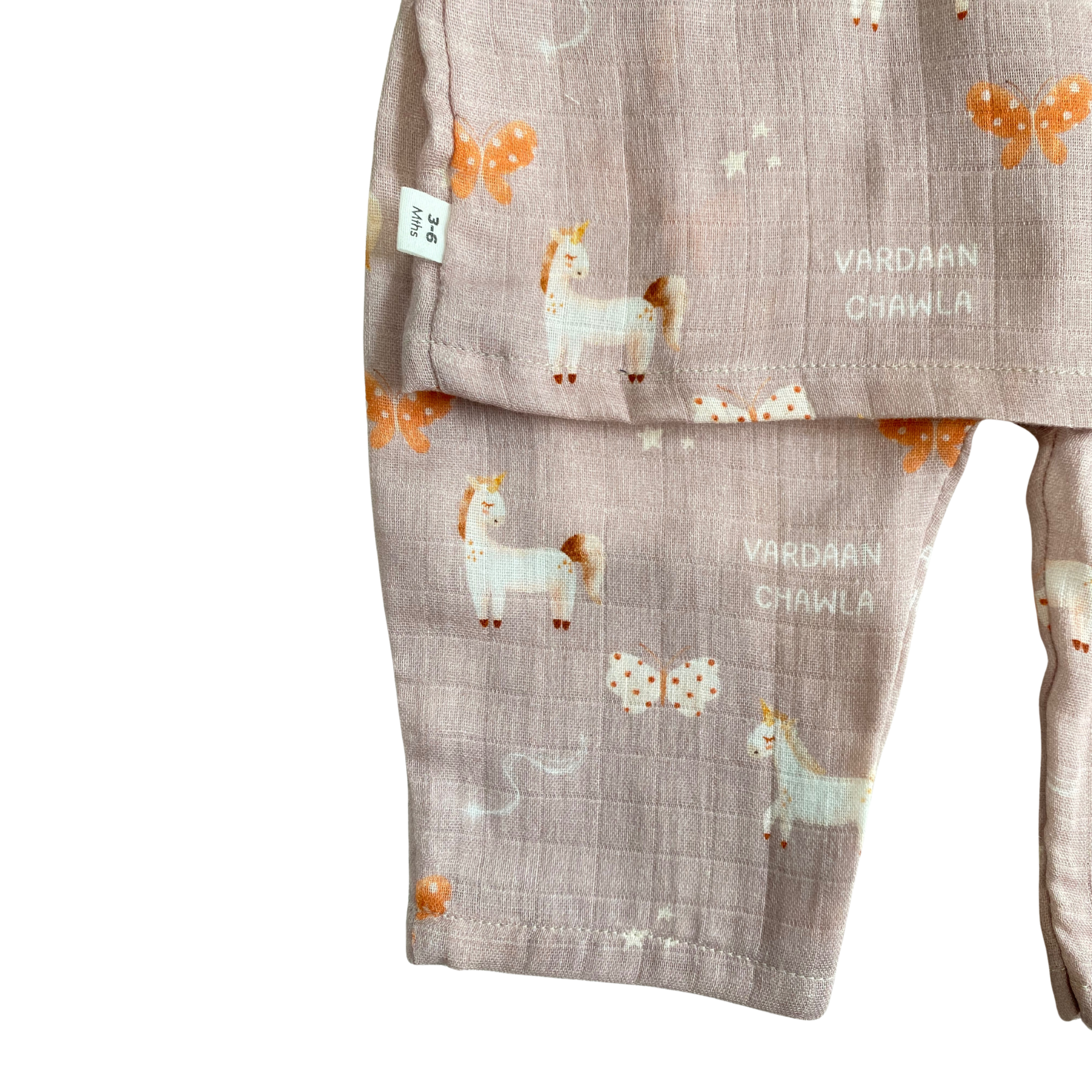 Unicorn and Butterfly Customised Angarkha