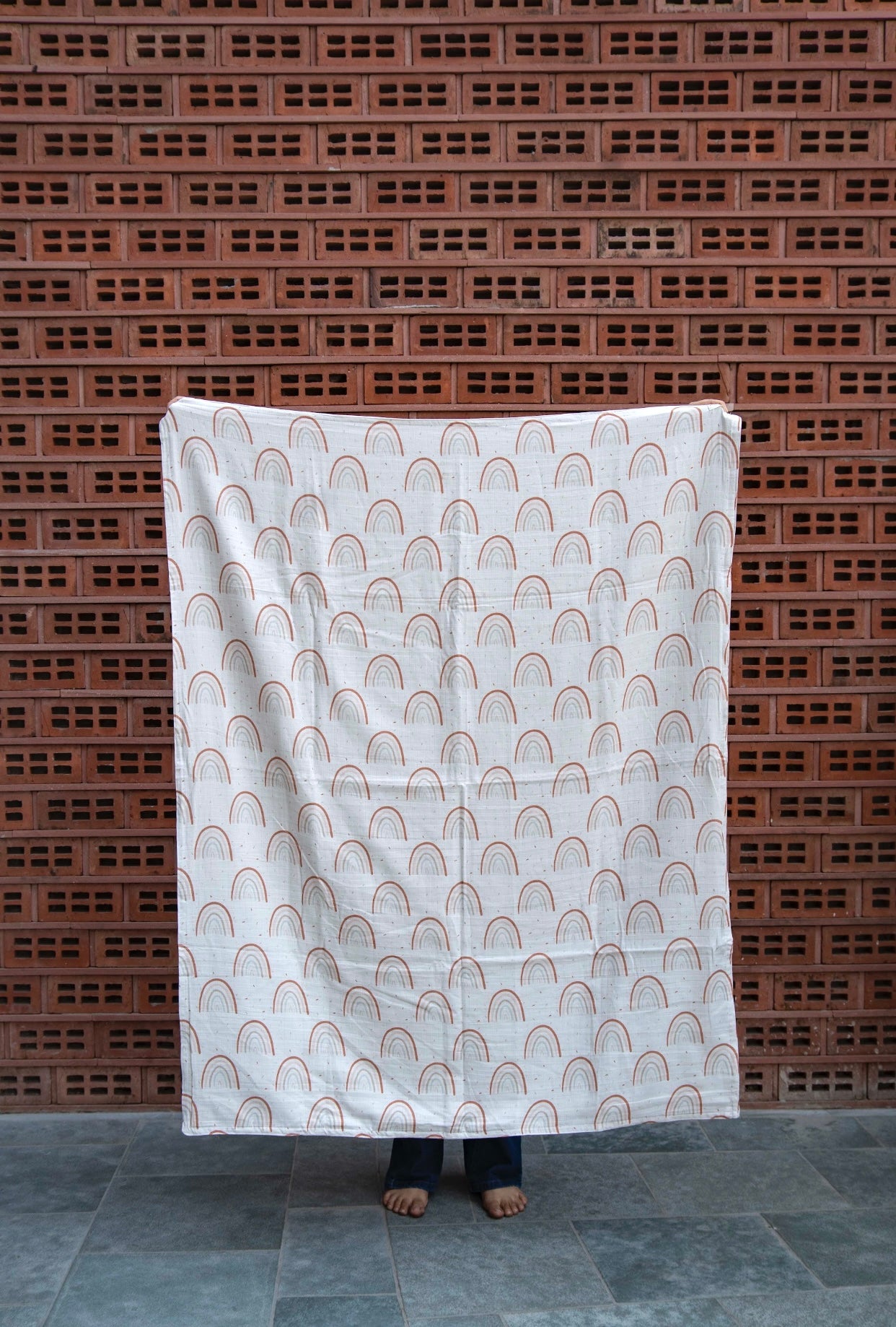 Earthy Rainbow Blanket