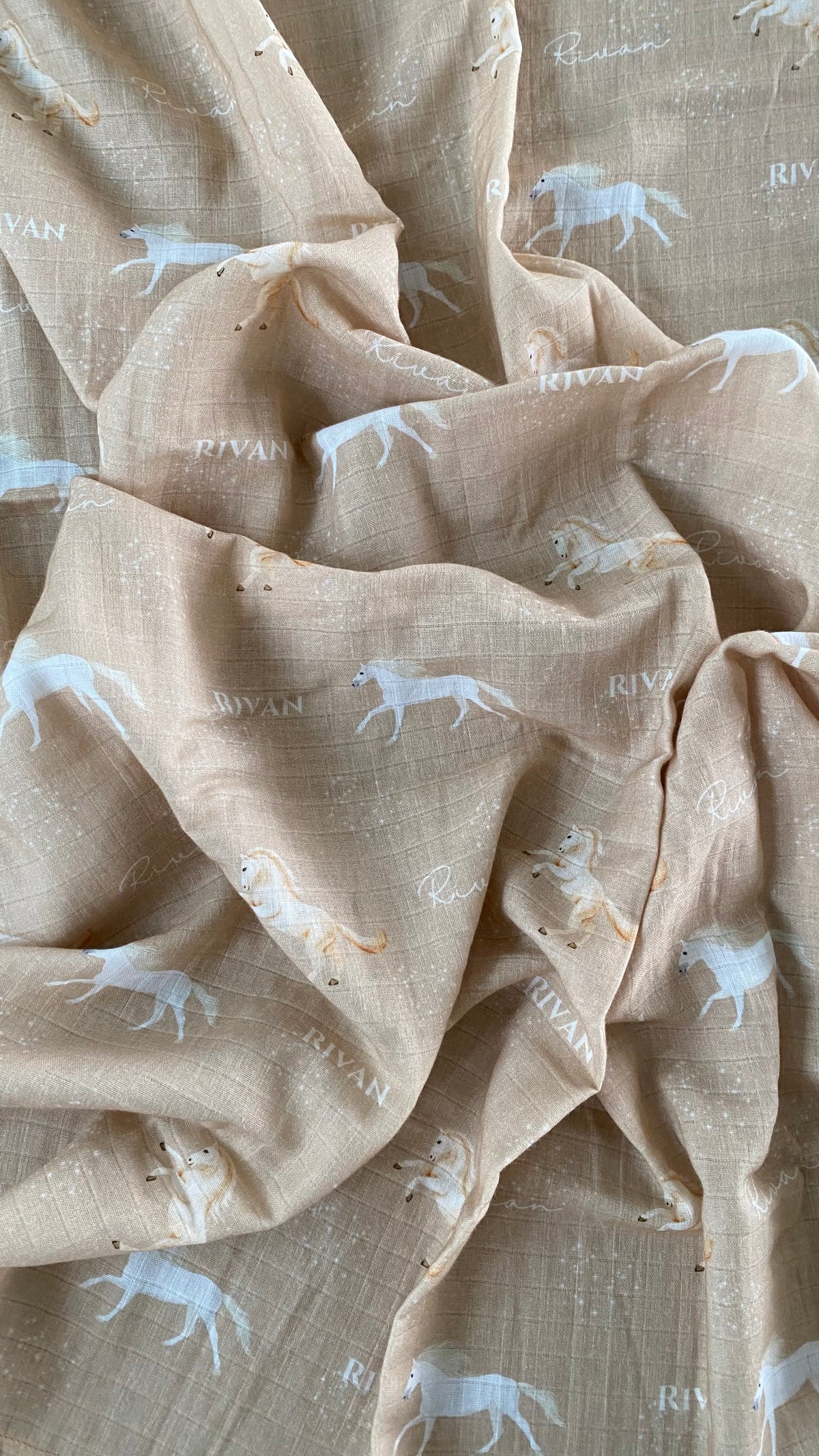 Running Horse Customised Swaddle