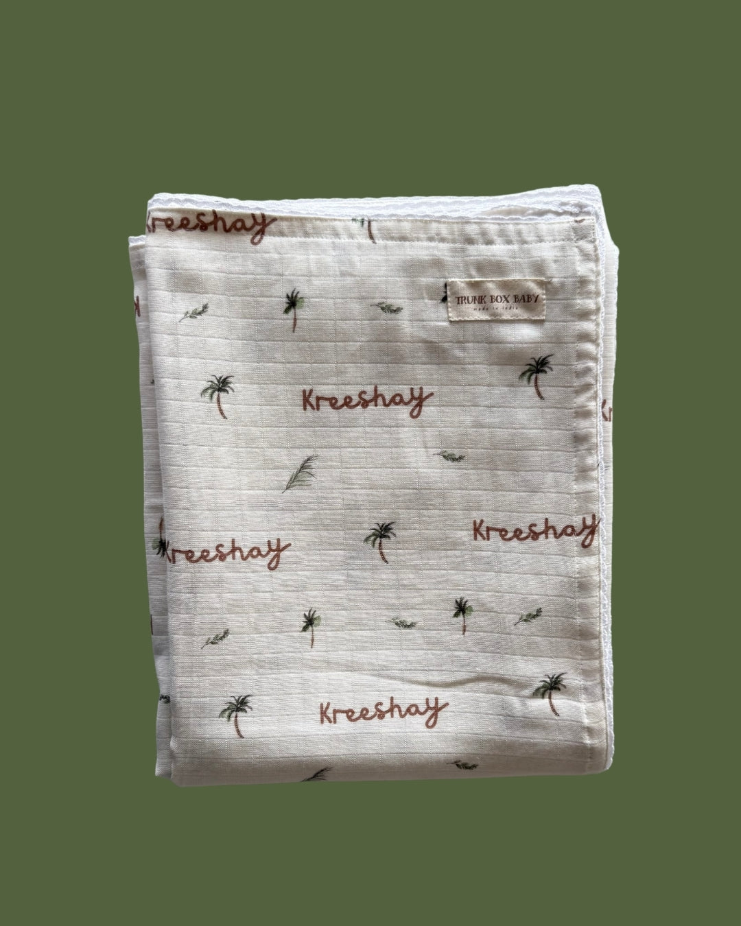 Beach Paradise Customised Swaddle