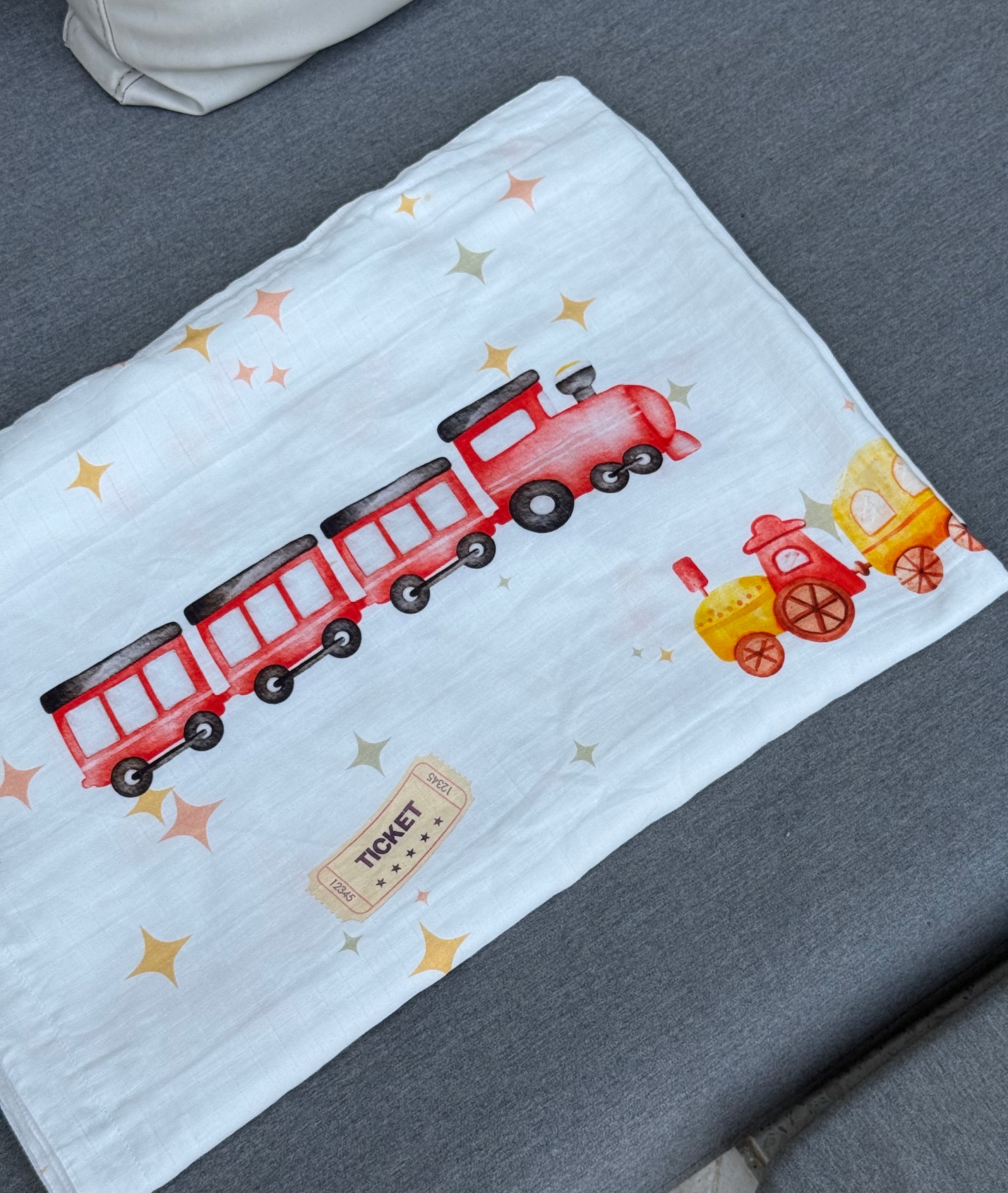 Little Train Customised Blanket