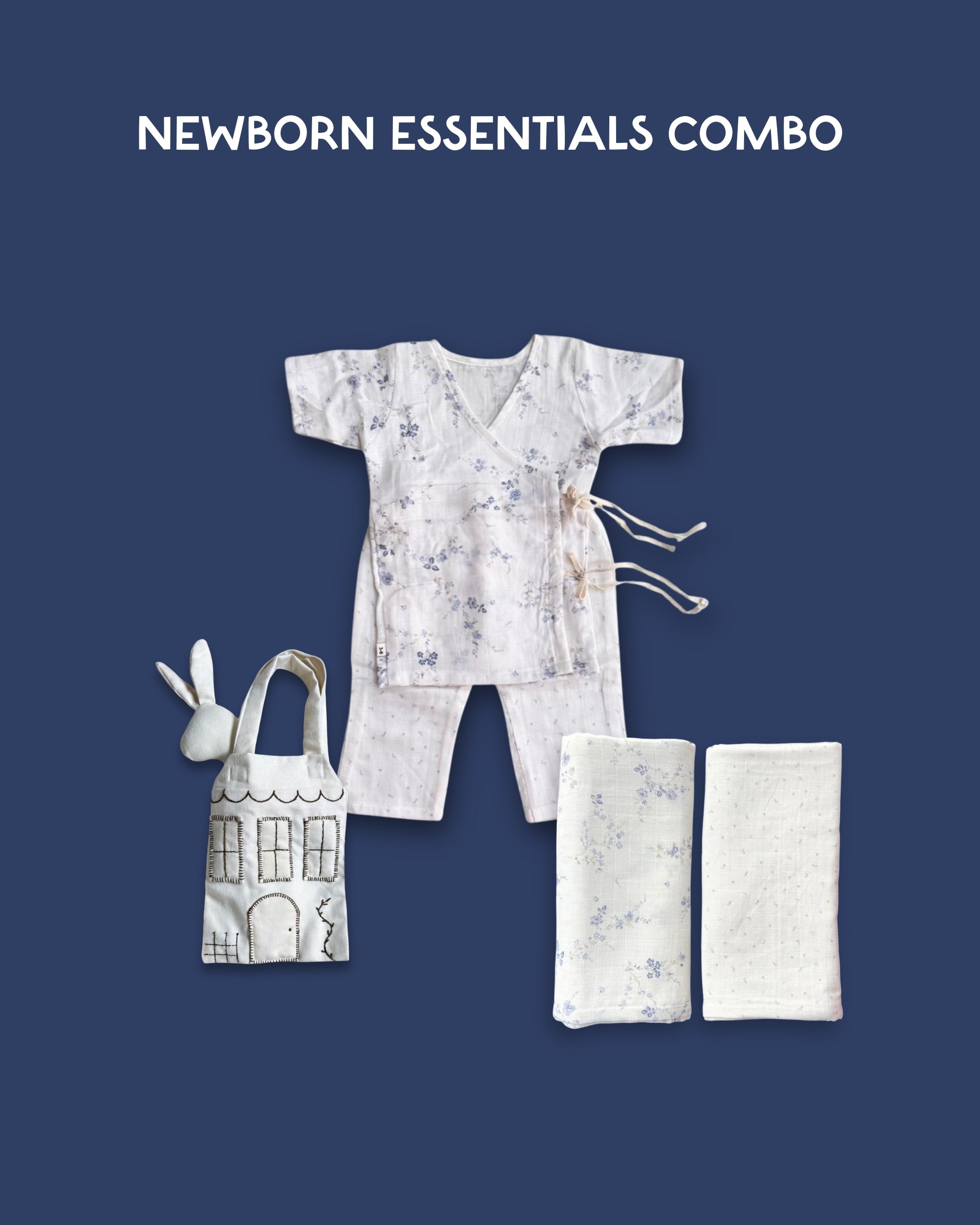 Azure Print Newborn Combo