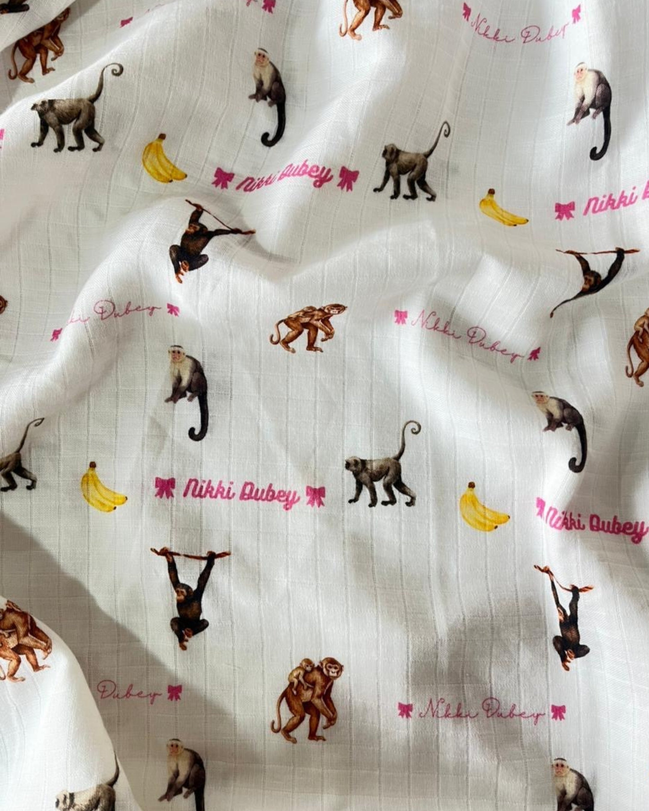Monkey Love Customised Blanket