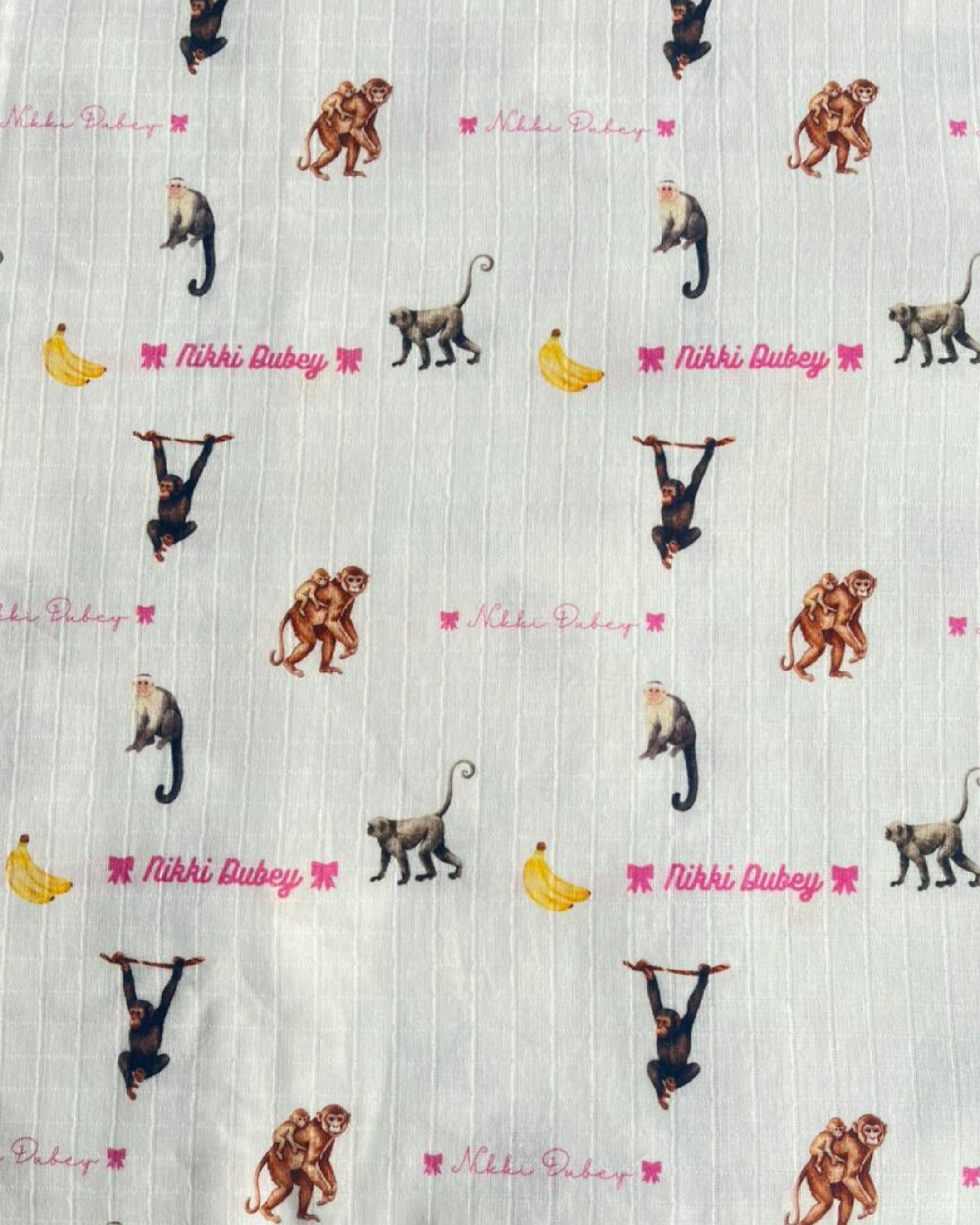 Monkey Love Customised Blanket