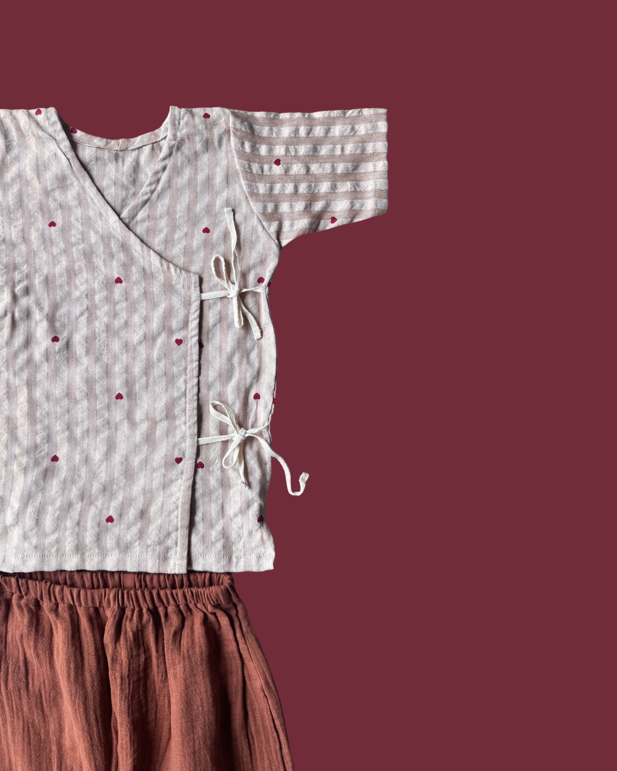 Hearts & Stripes Angarkha Set