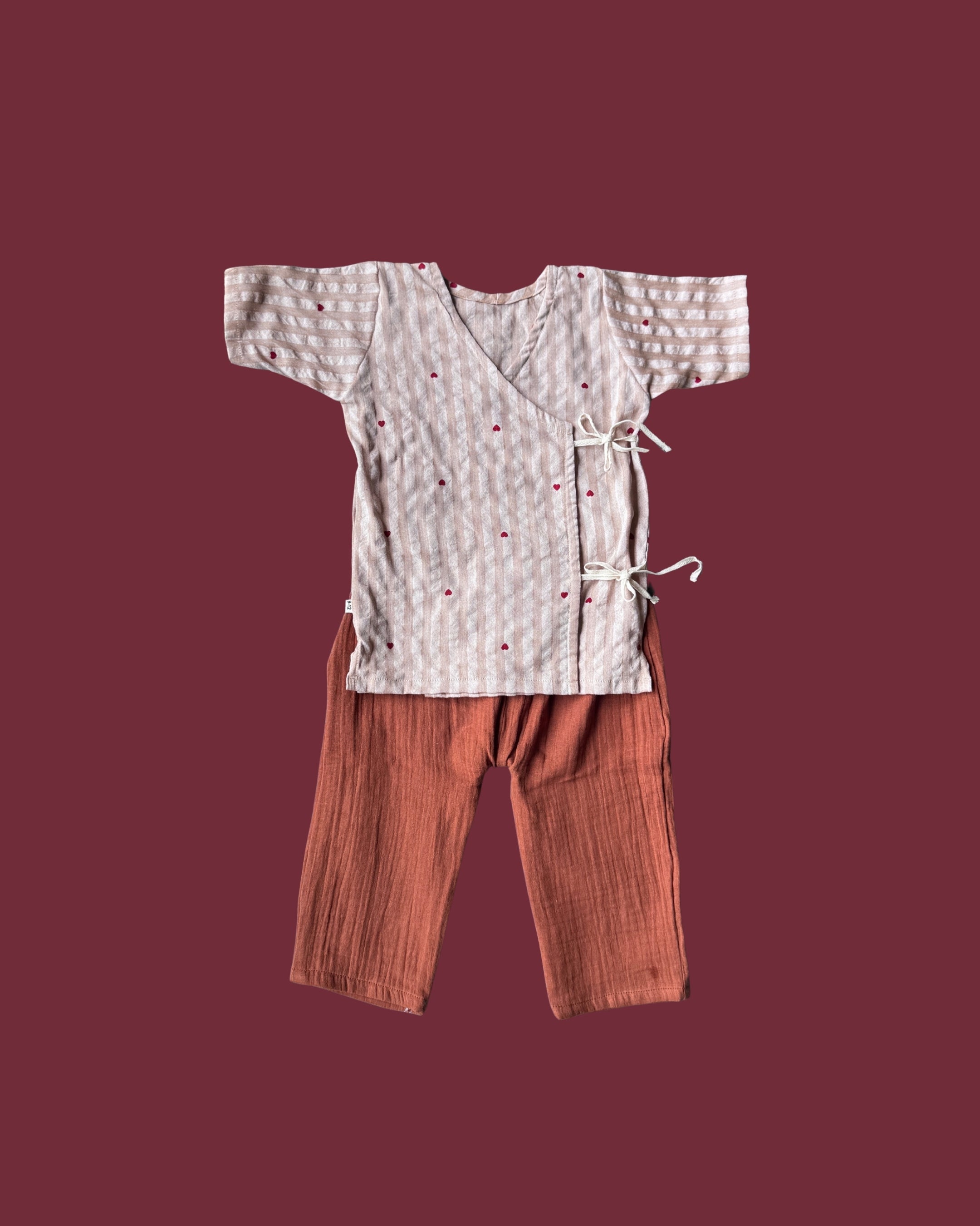 Hearts & Stripes Angarkha Set