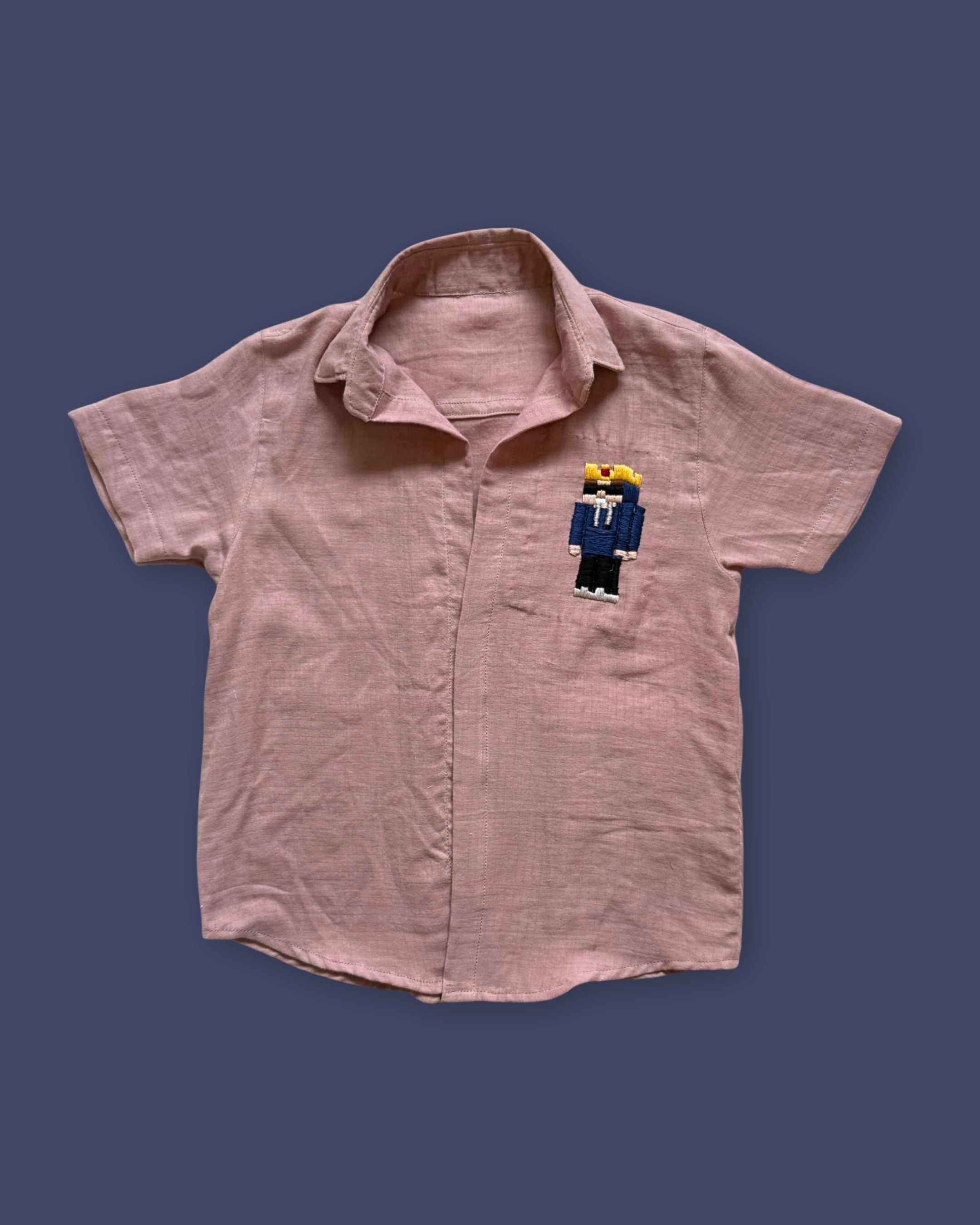 Turkish Rose Hand Embroidered Shirt
