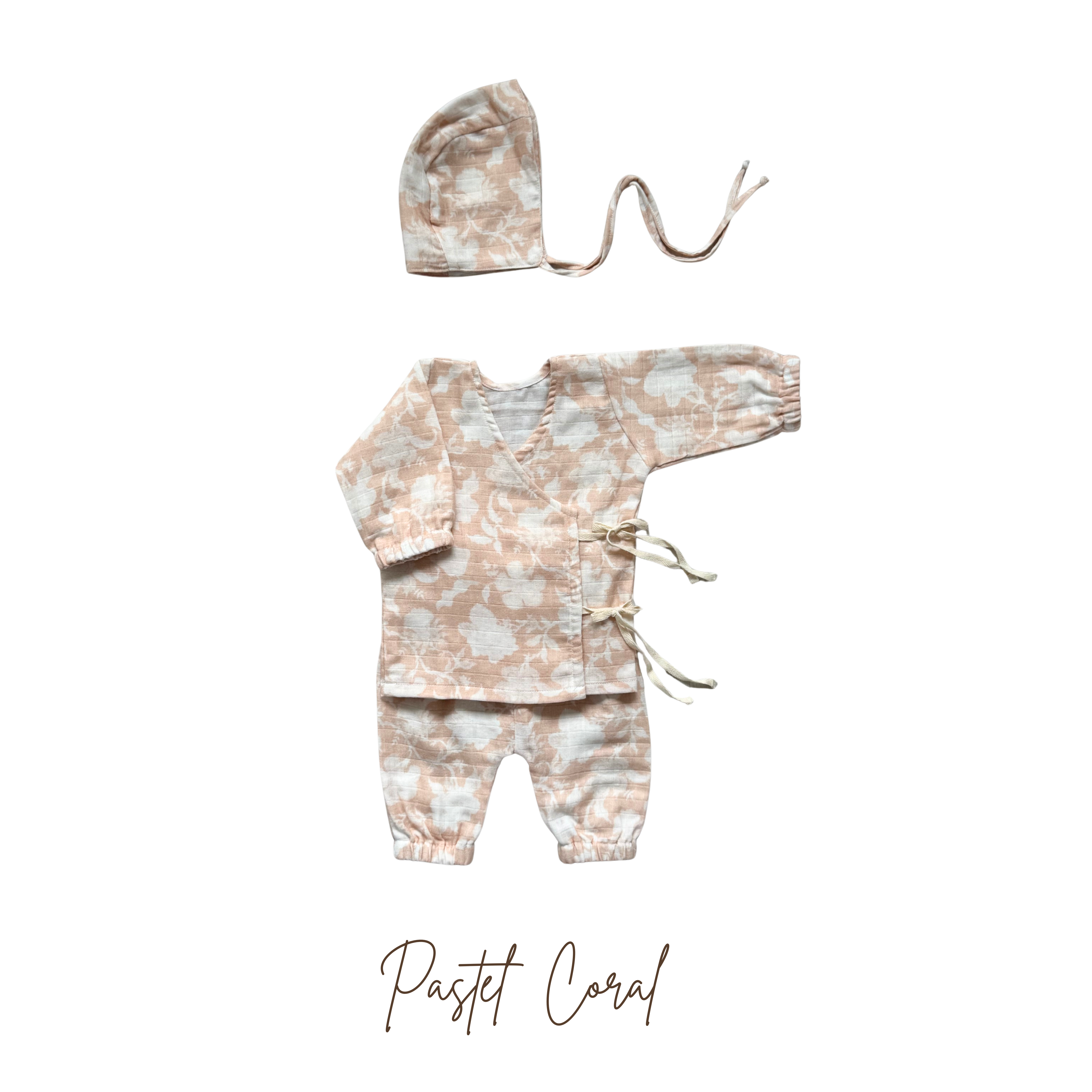 Newborn Angarkha & Beanie Set