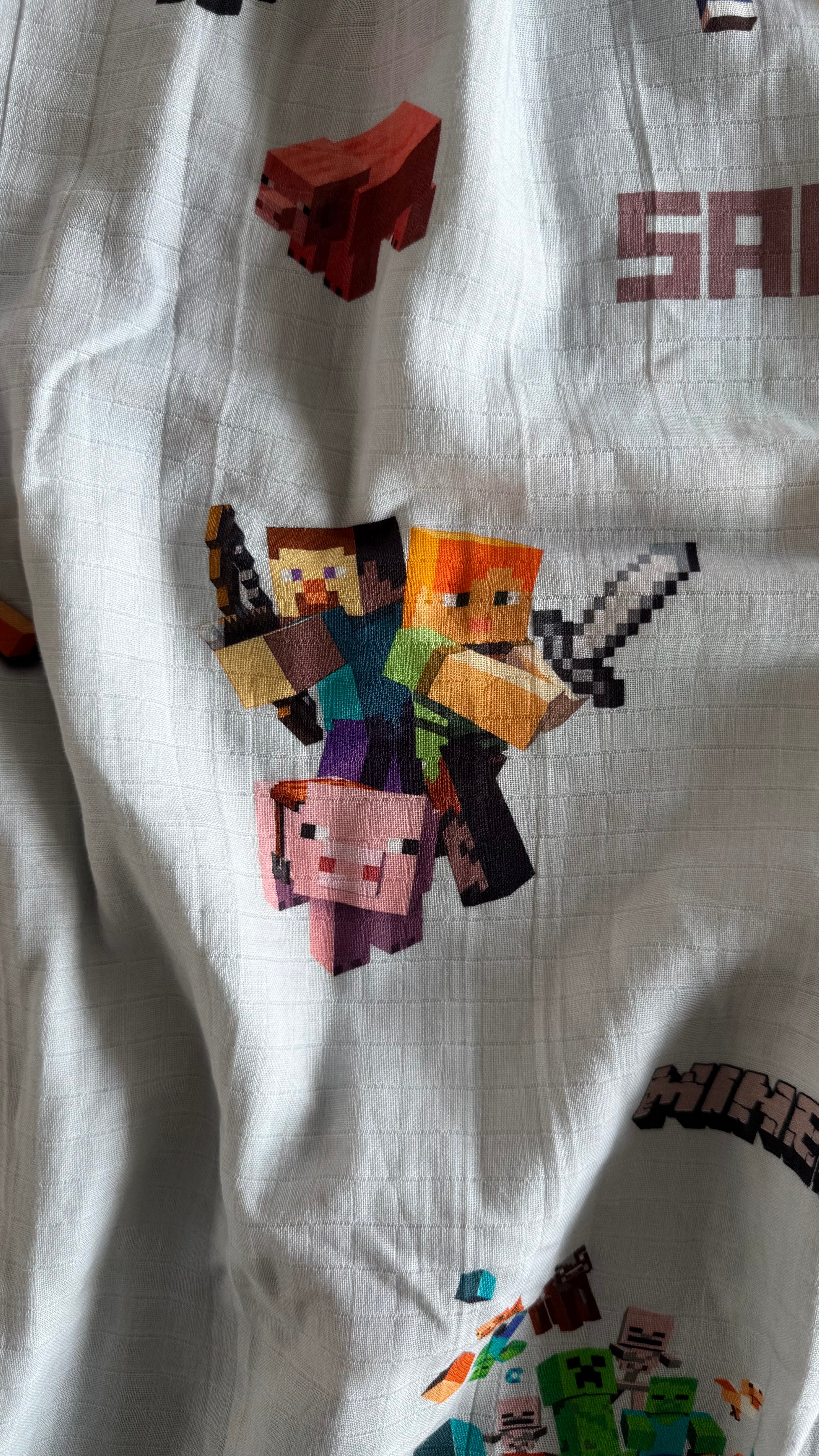 Minecraft Customised Blanket