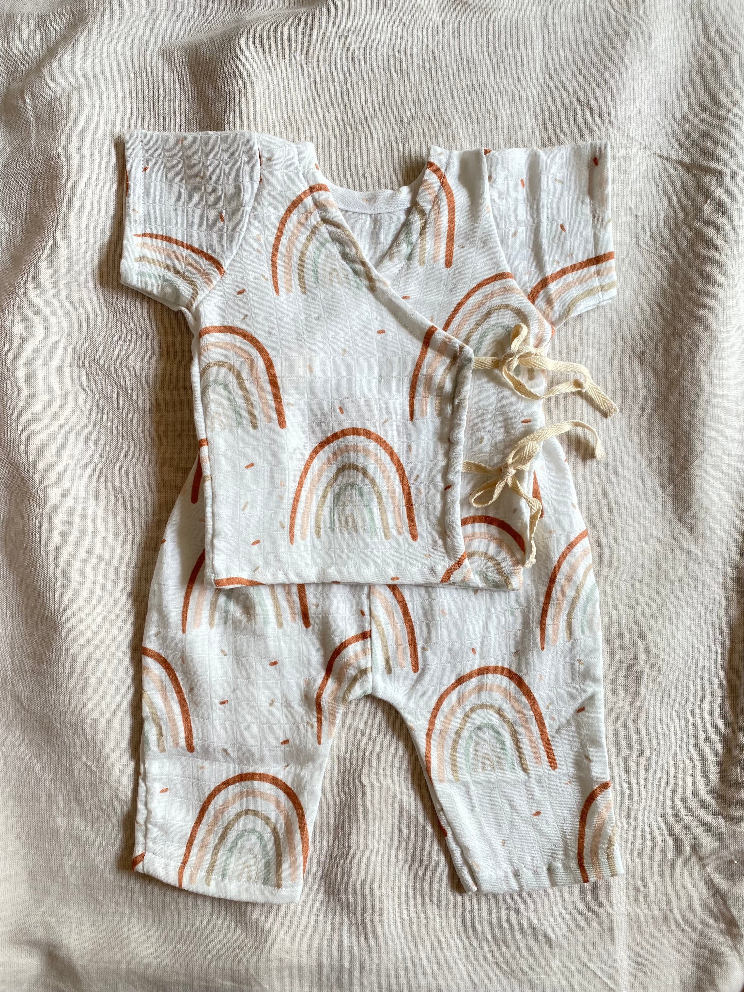 Earthy Rainbow Angarkha Set